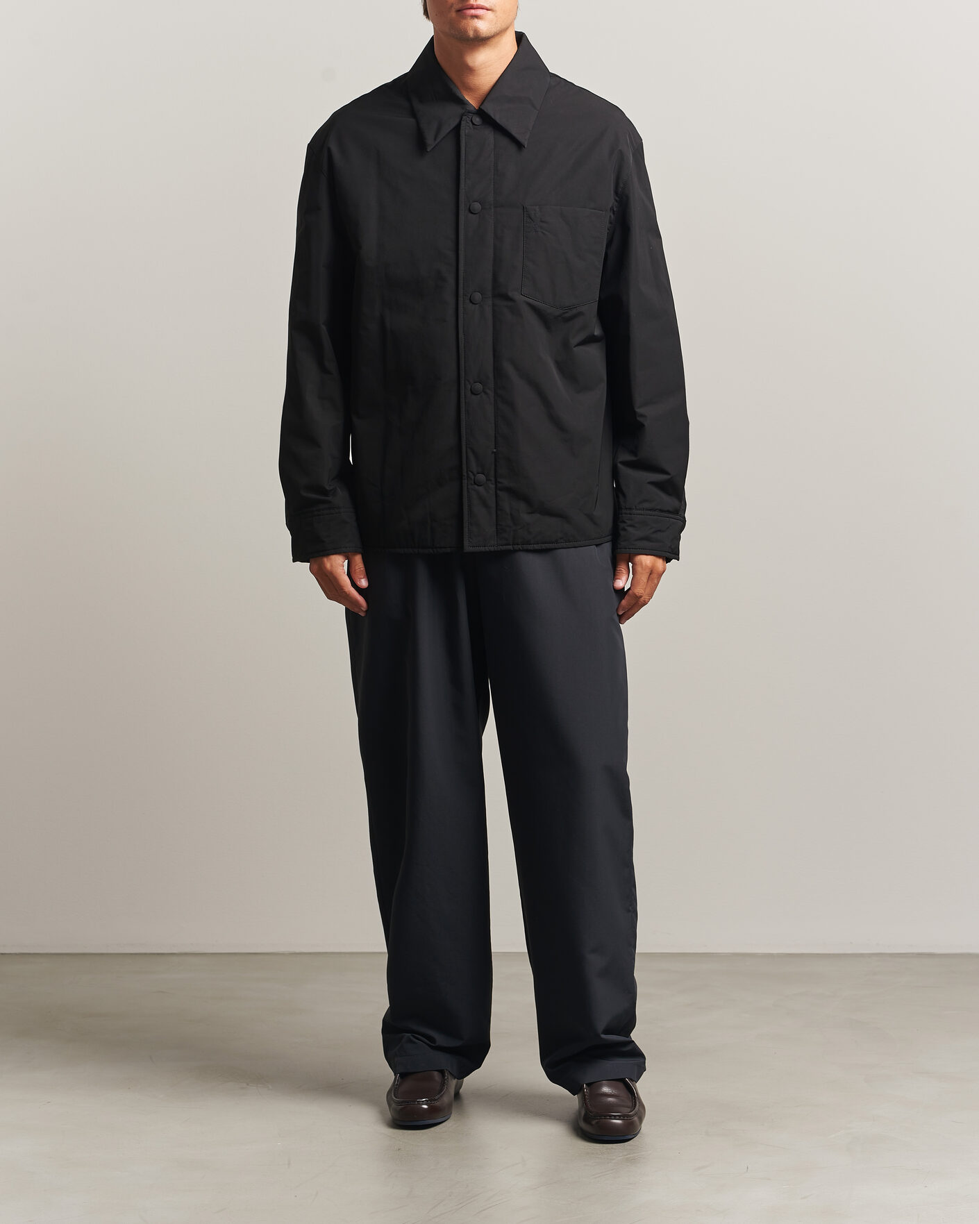 Herre | Jakker | AMI | Padded Shirt Jacket Black