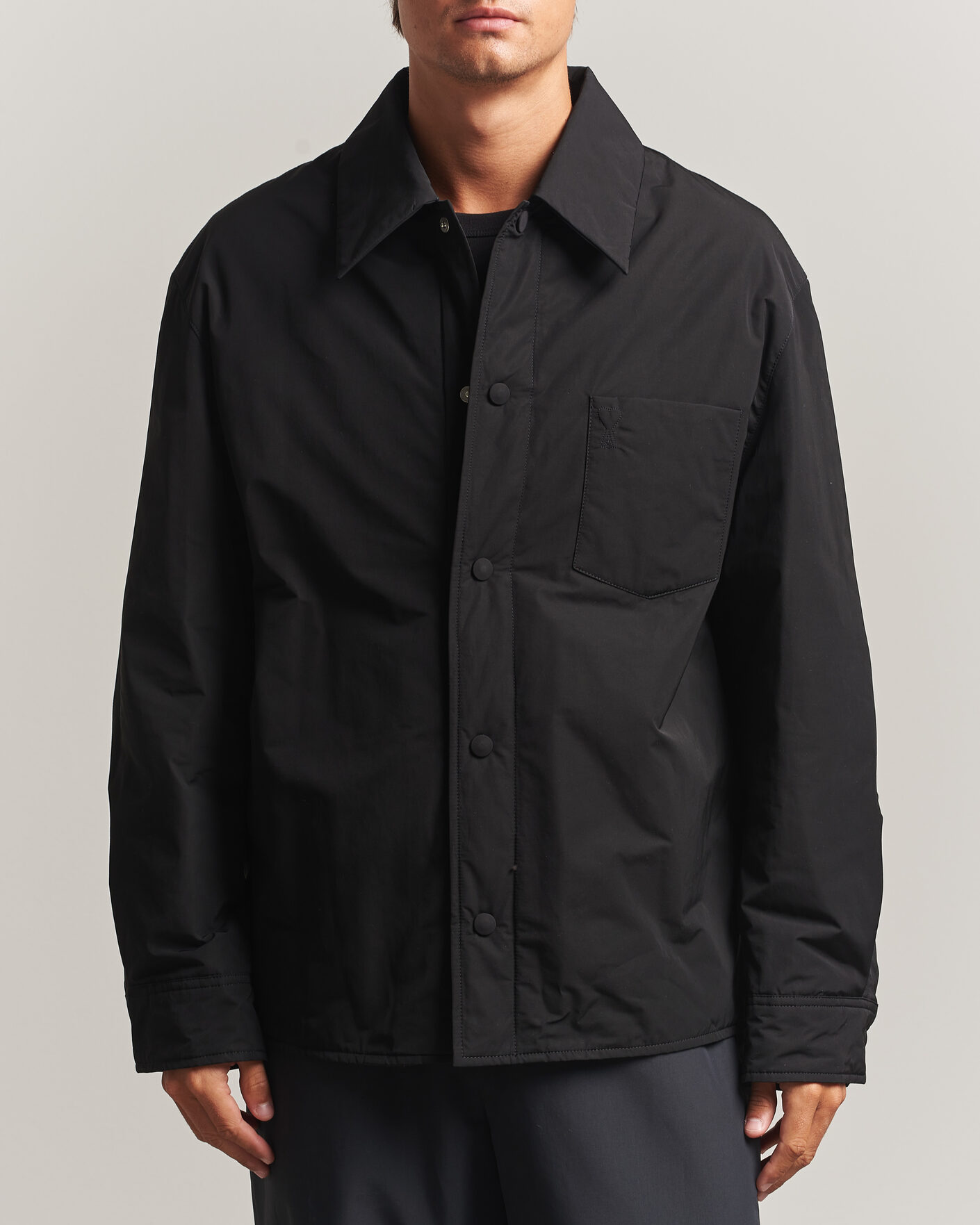 Herre | Jakker | AMI | Padded Shirt Jacket Black