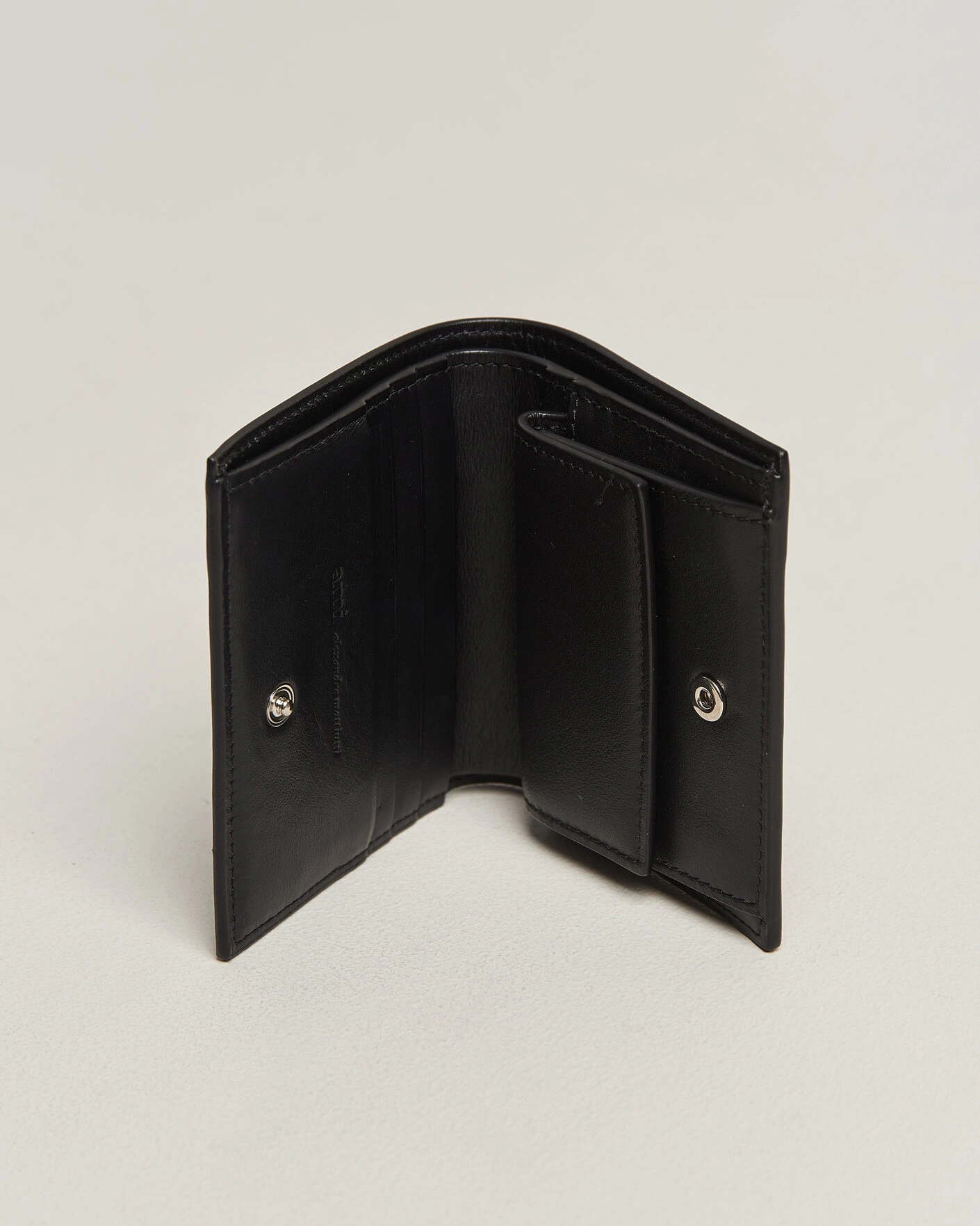 Herre | Lommebøker | AMI | Tonal Heart Logo Wallet Black