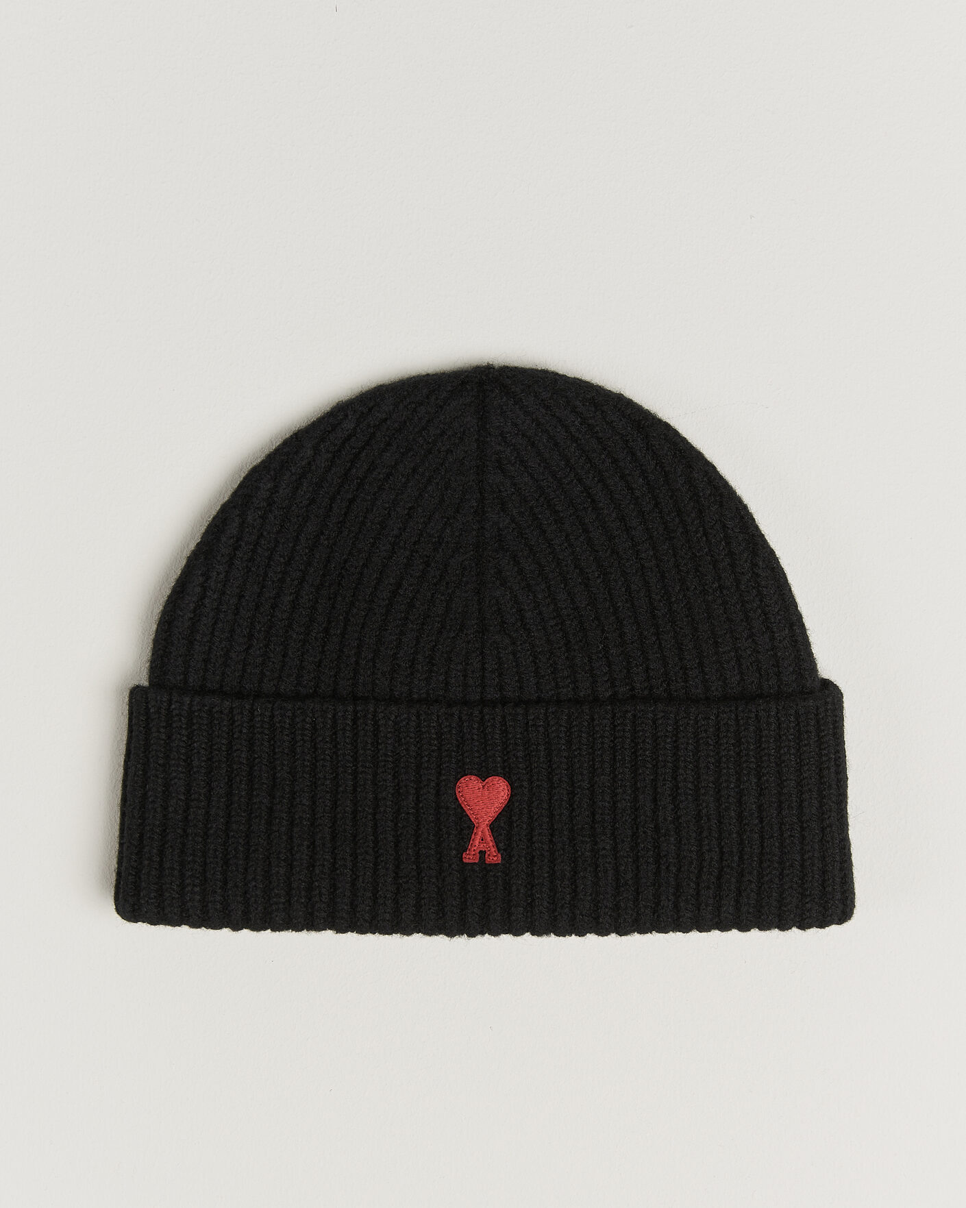 Herre | Luer | AMI | Heart Logo Beanie Black