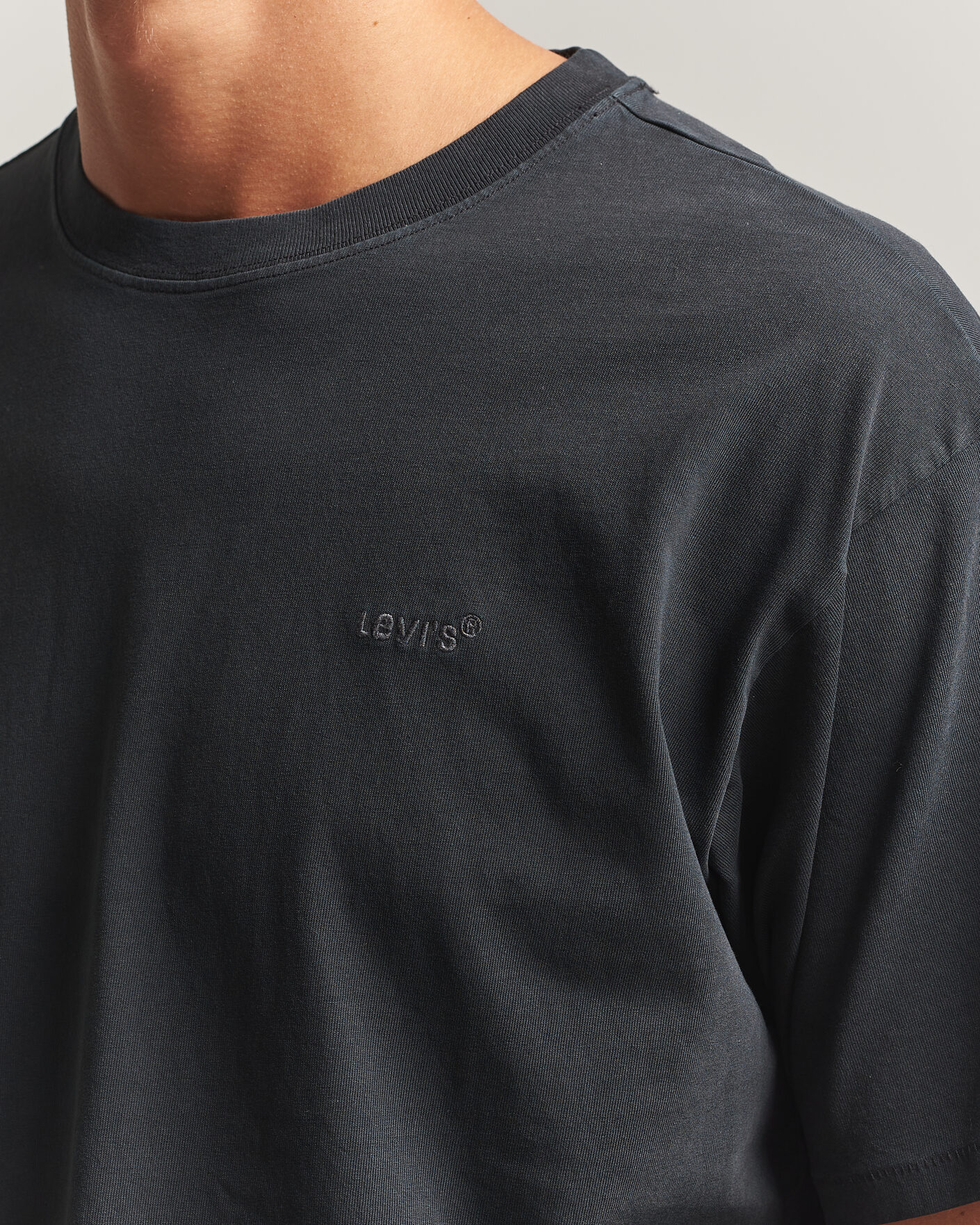 Herre | T-Shirts | Levi's | Red Tab Vintage T-Shirt Weathered Finish Jet Black