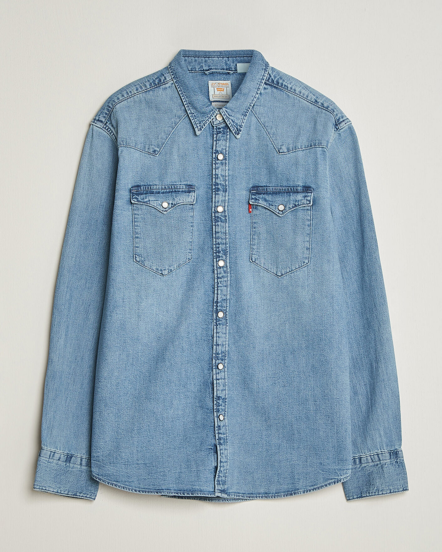 Herre | Skjorter | Levi's | Barstow Western Standard Shirt Blue Sky Mountain Light