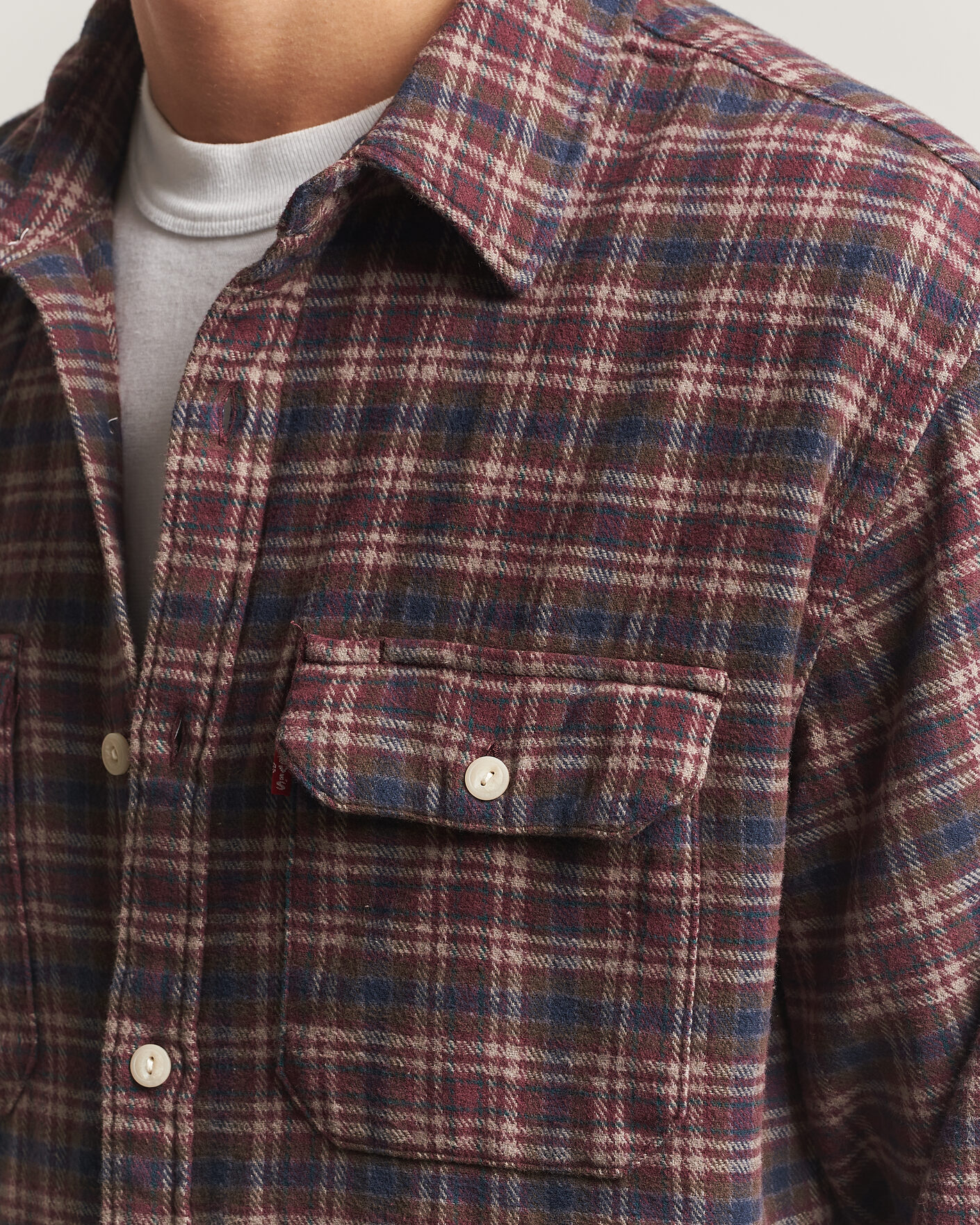 Herre | Skjorter | Levi's | Jackson Worker Shirt Vineyard Wine