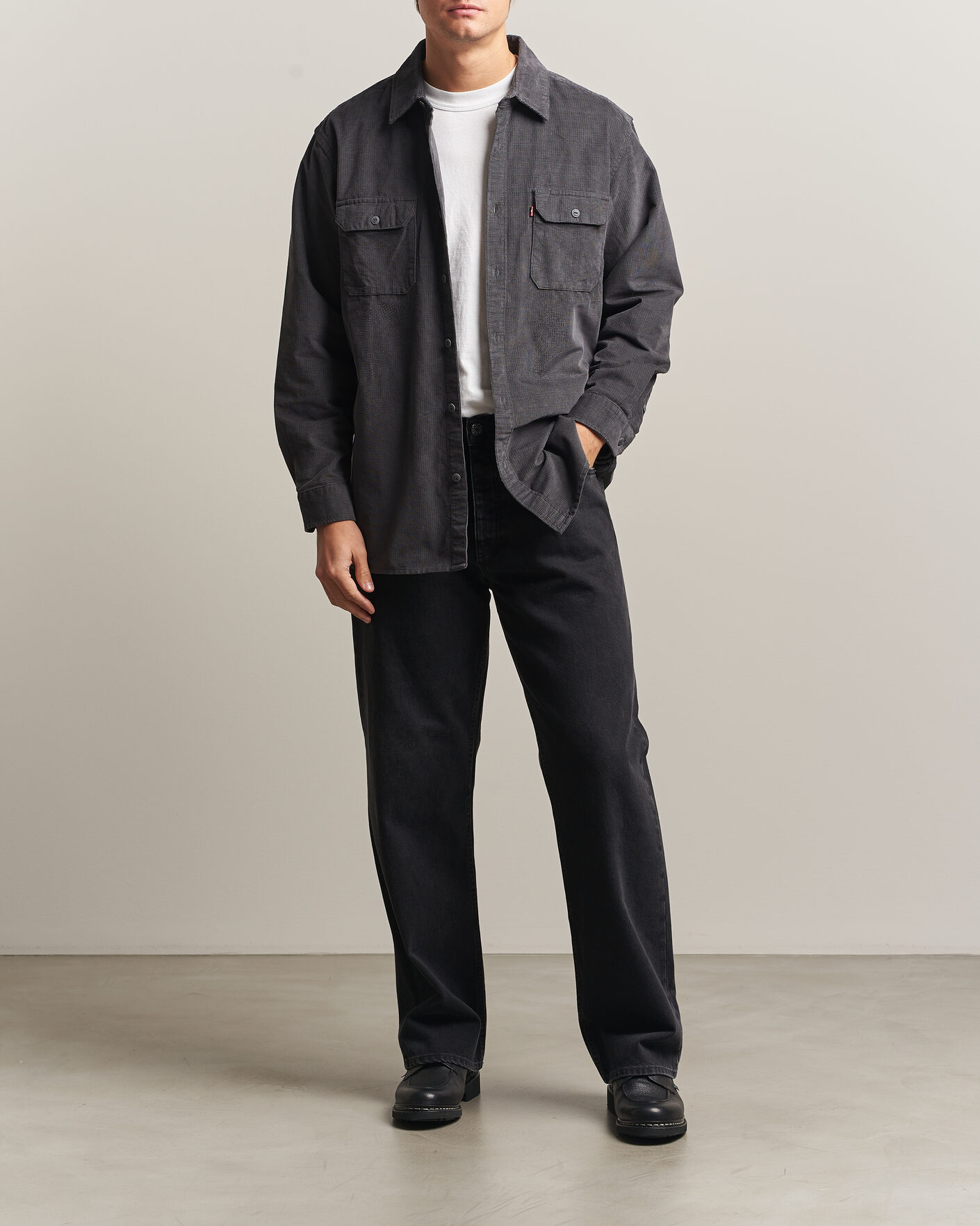 Herre | Skjorter | Levi's | Jackson Corduroy Worker Shirt Greystroke