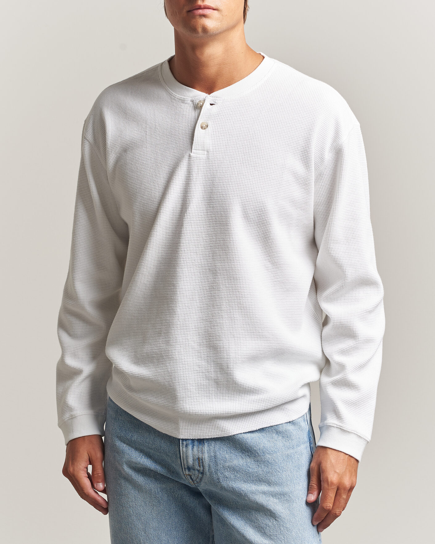 Herre | Gensere | Levi's | Relaxed Henley Bright White