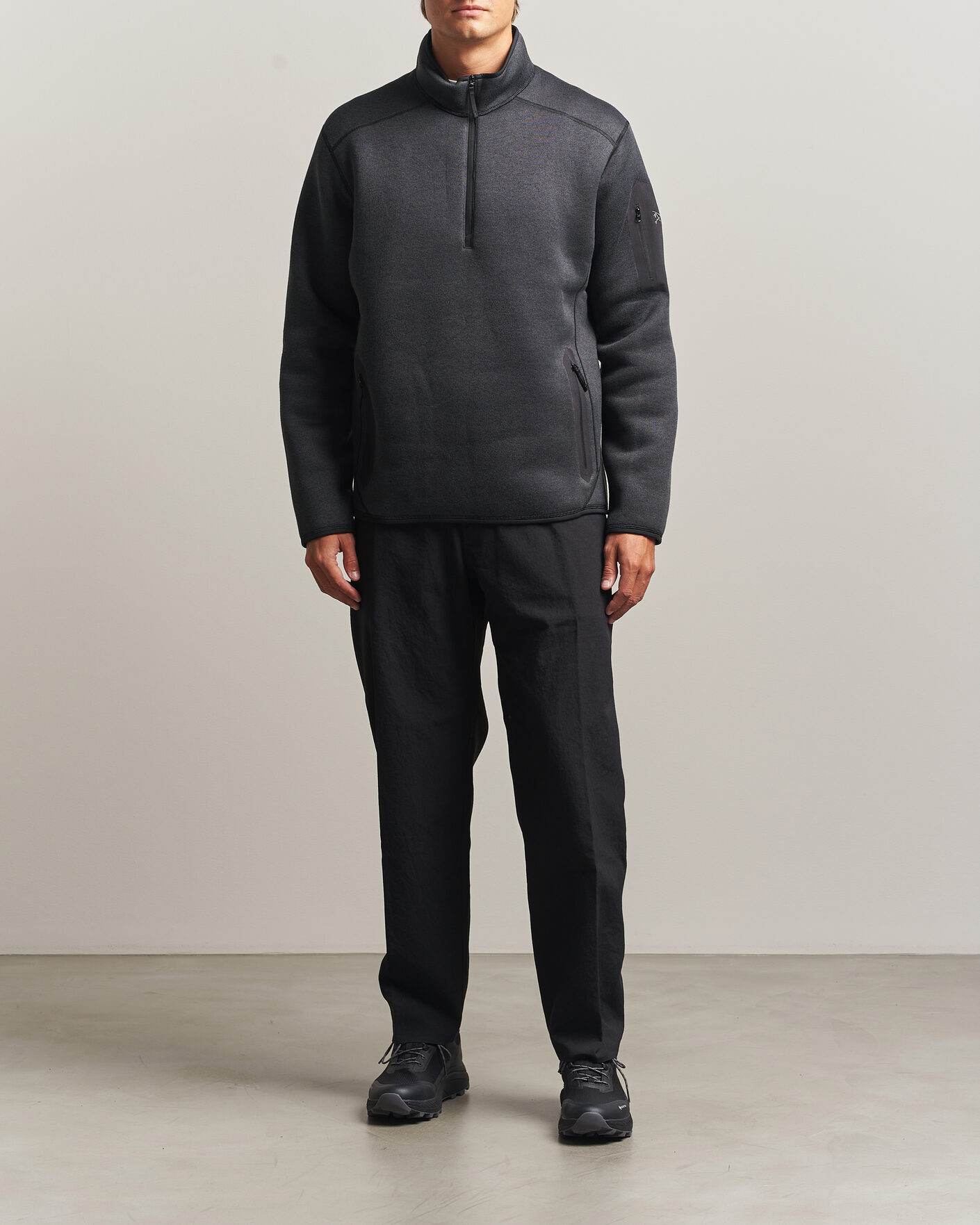Herre | Gensere | Arc'teryx | Covert Half Zip Black Heather