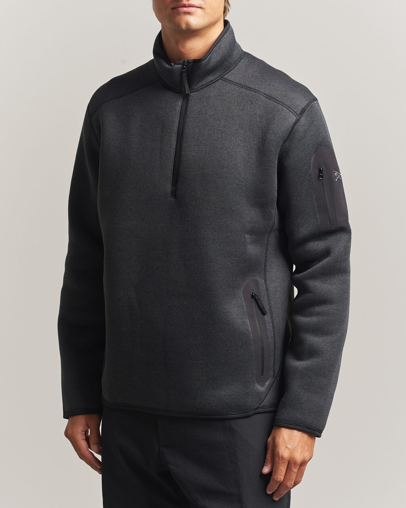 Herre | Gensere | Arc'teryx | Covert Half Zip Black Heather