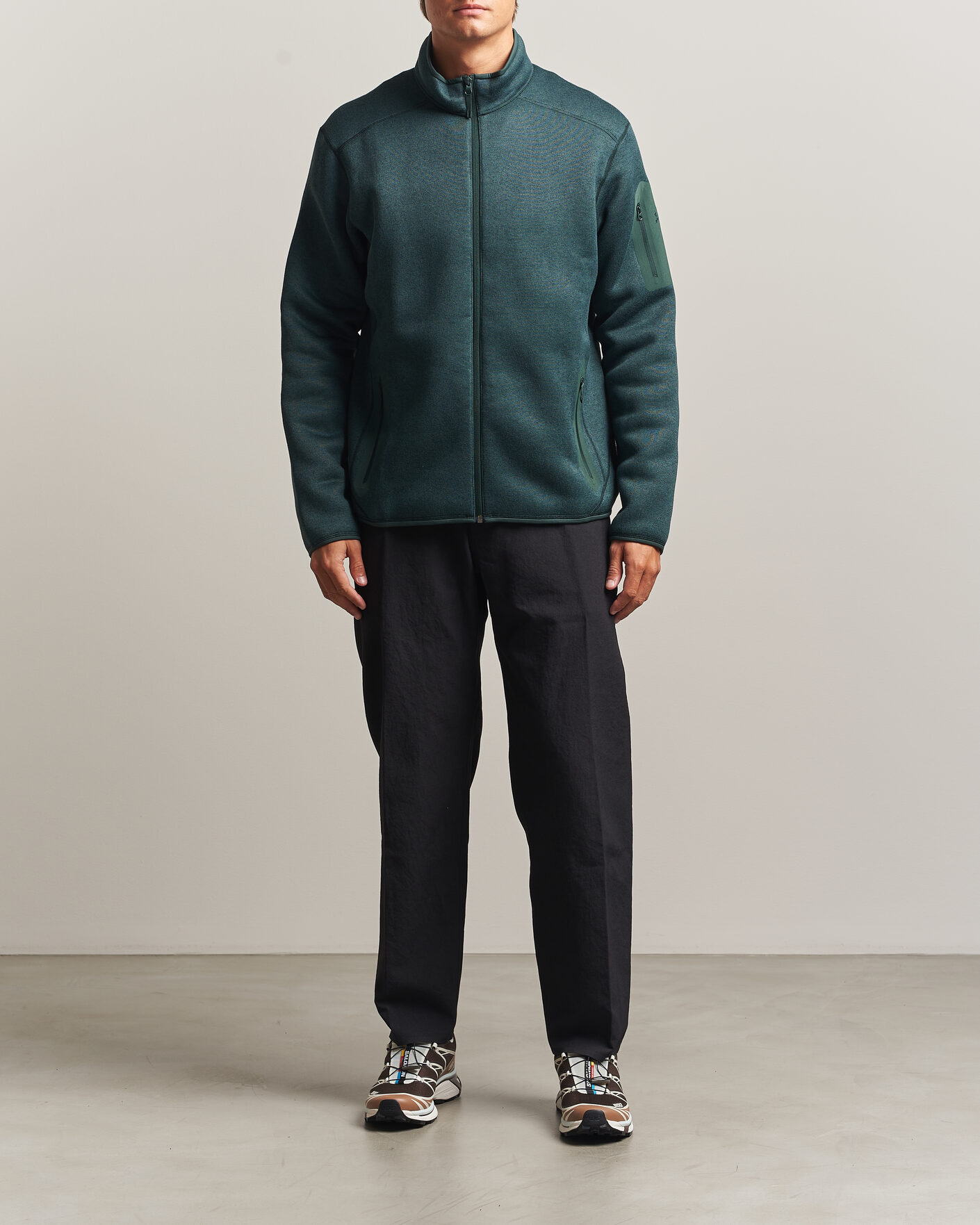 Herre | Gensere | Arc'teryx | Covert Full Zip Dark Jade Heather