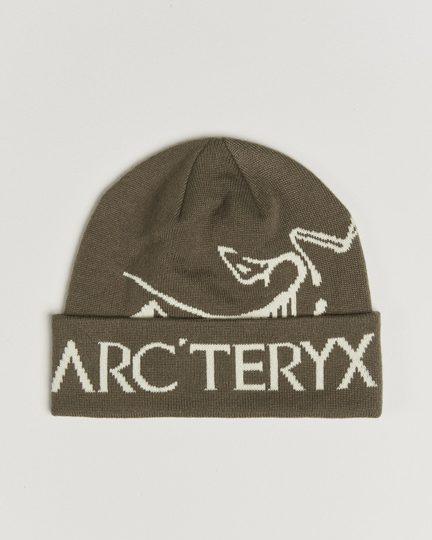 Herre | Luer | Arc'teryx | Bird Word Beanie Mongoose/Sea Salt