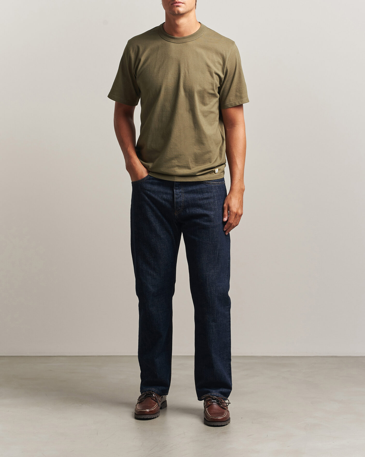 Herre | T-Shirts | Armor-lux | Héritage Callac T-Shirt Olive