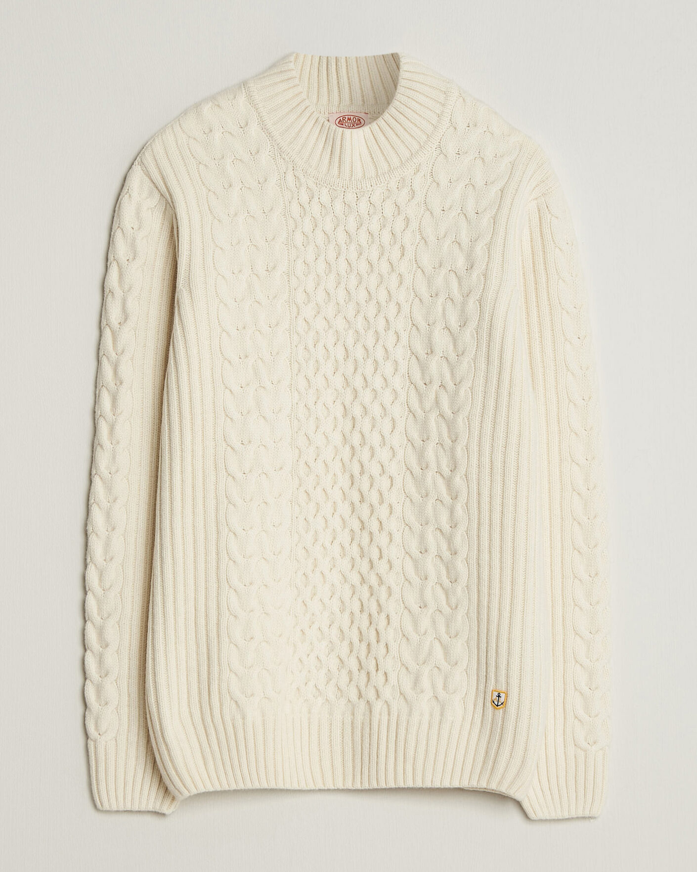 Herre | Gensere | Armor-lux | Wool Knitted Sweater Nature