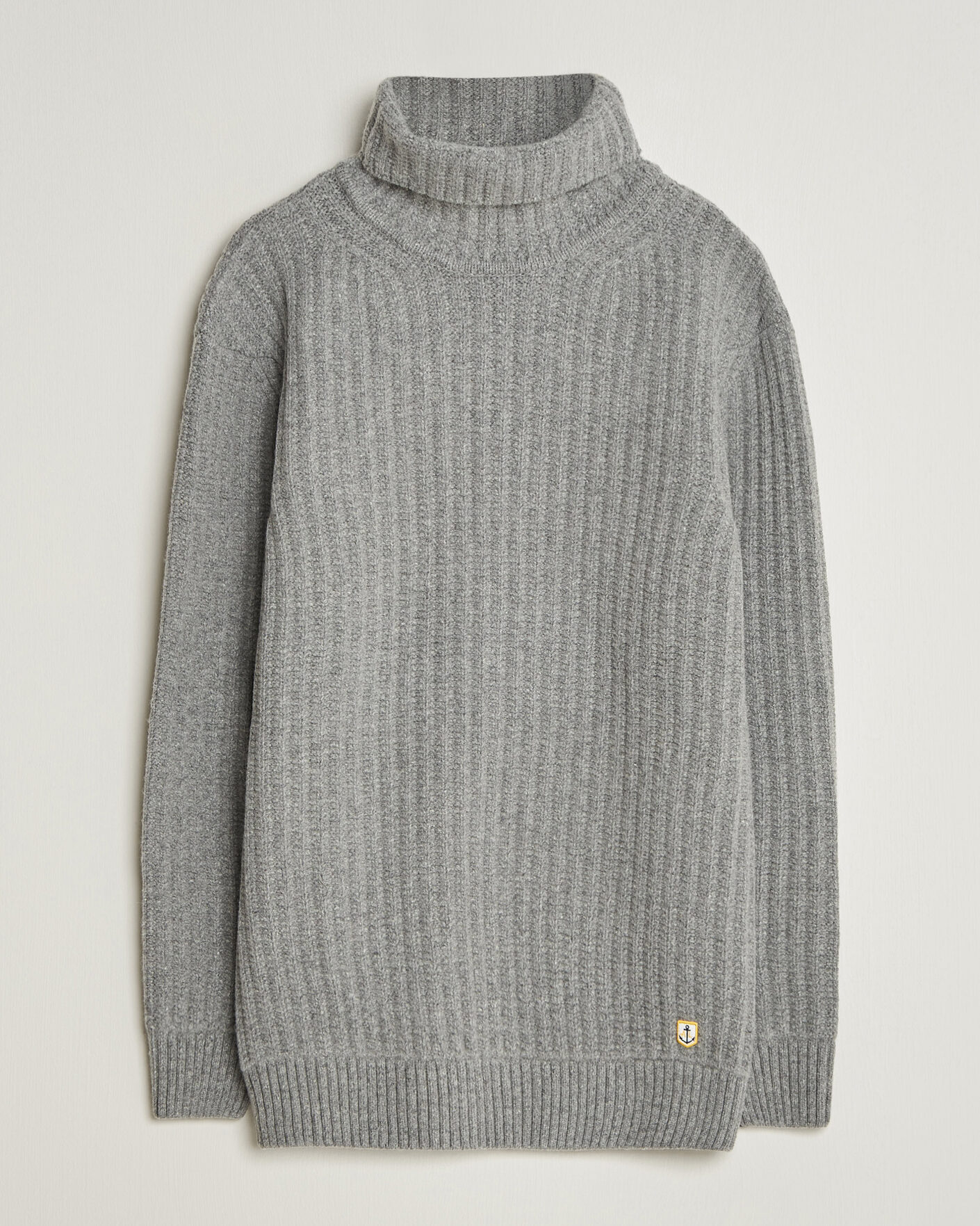 Herre | Gensere | Armor-lux | Wool Knitted Rollneck Slate