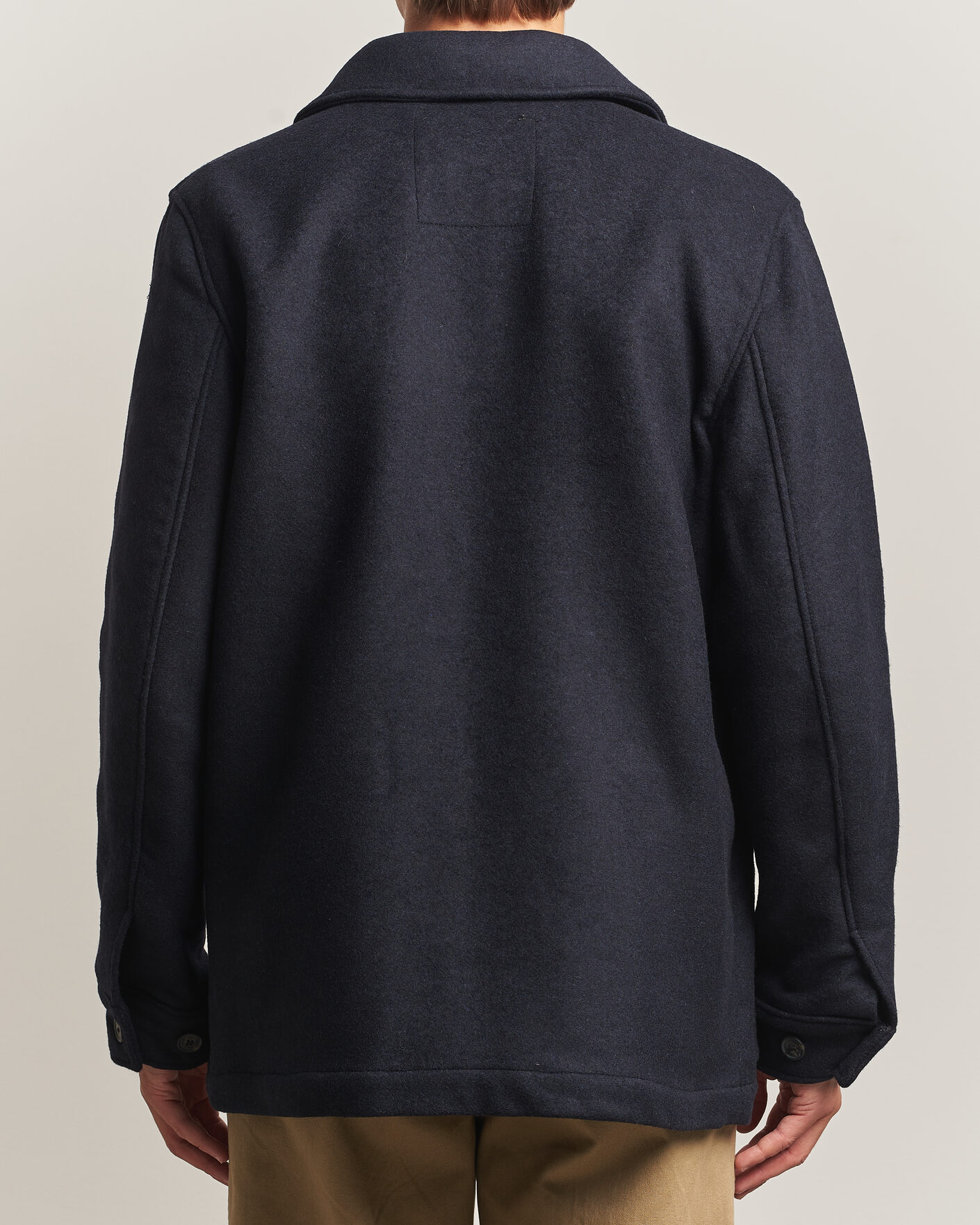 Herre | Jakker | Armor-lux | Wool Shirt Jacket Rich Navy