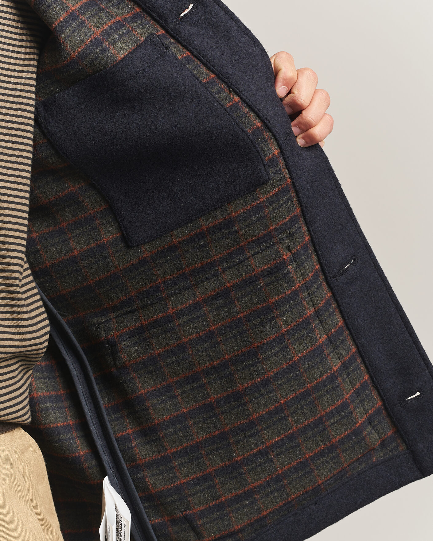 Herre | Jakker | Armor-lux | Wool Shirt Jacket Rich Navy
