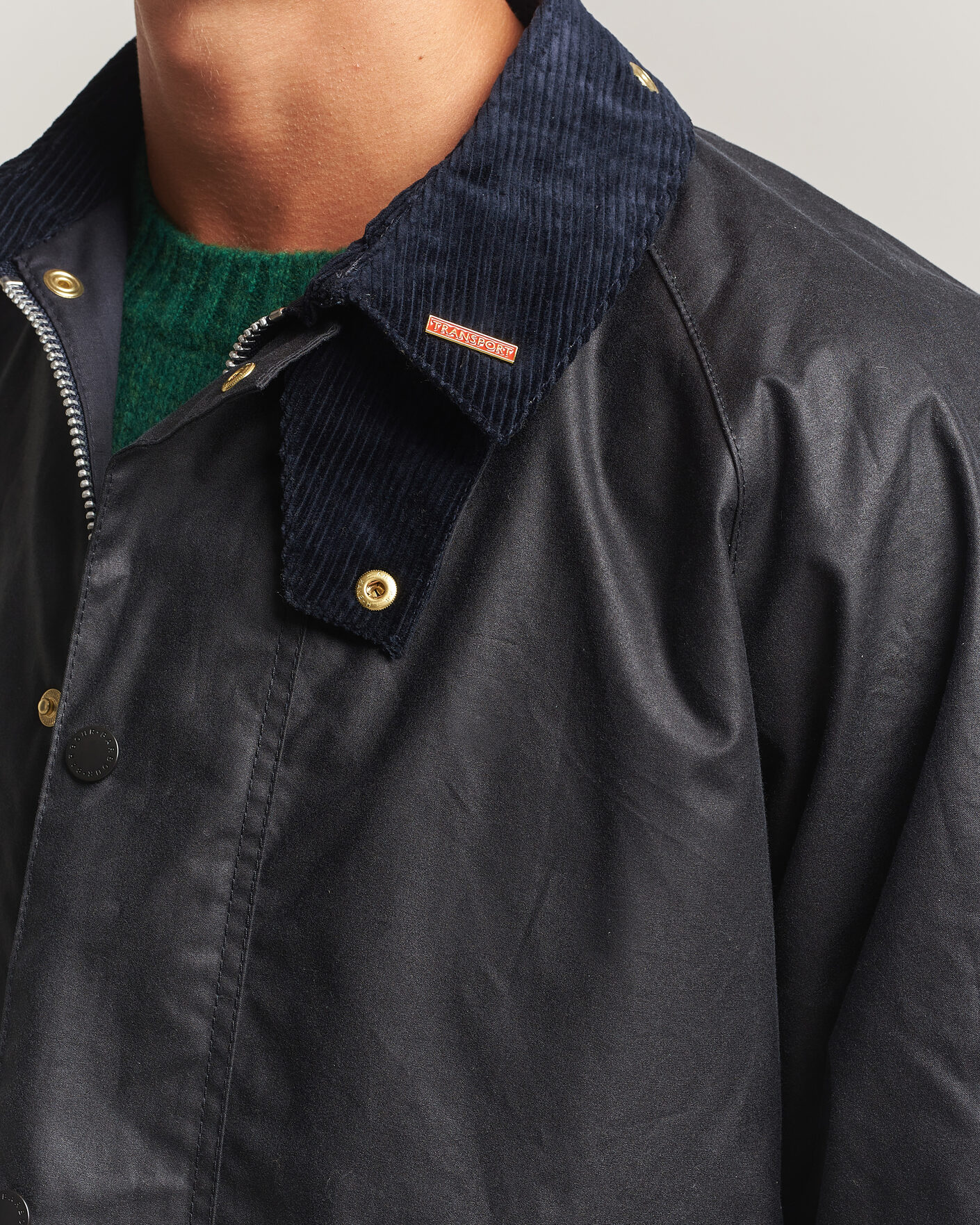 Herre | Jakker | Barbour Lifestyle | Icons Transport Wax Jacket Navy