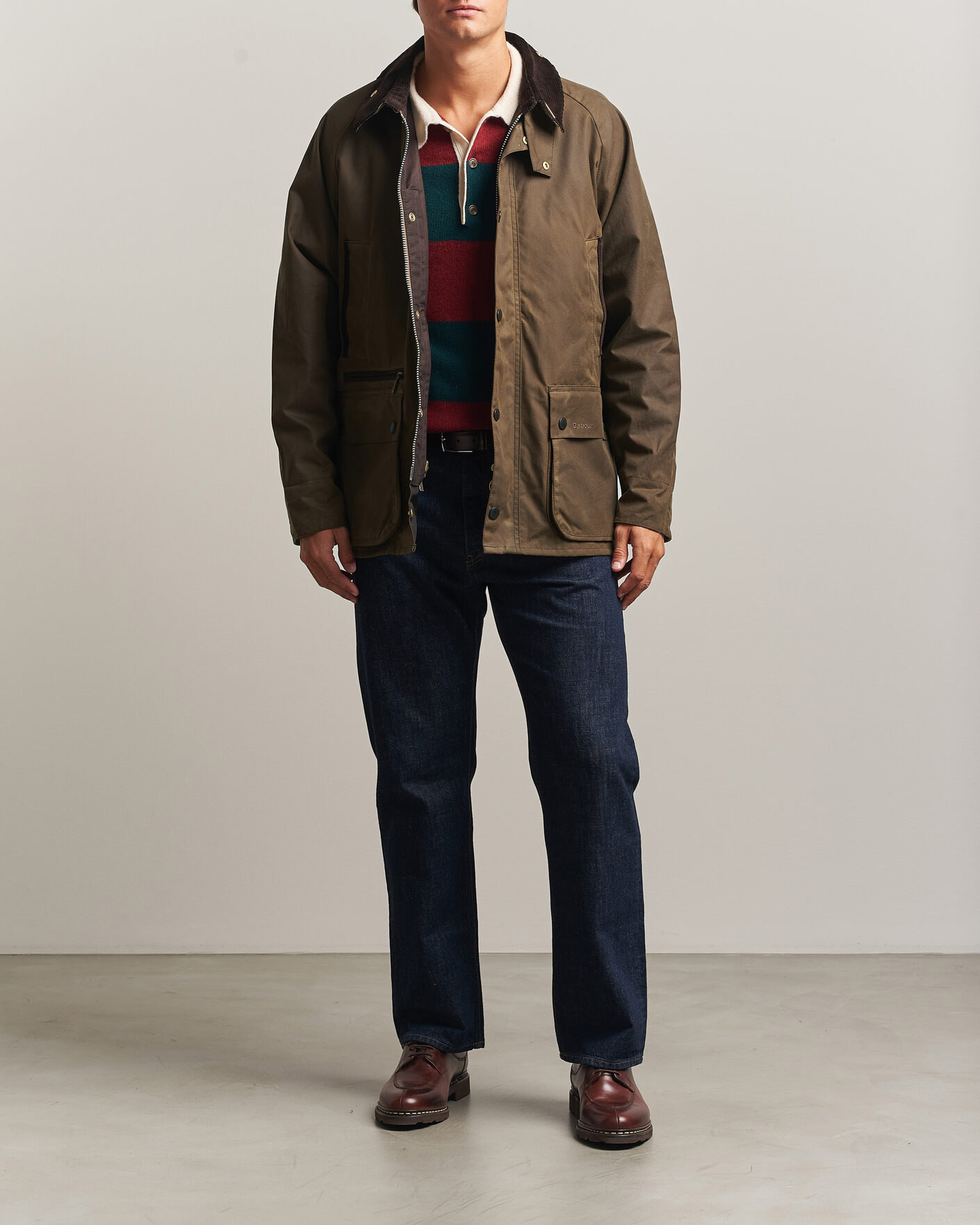 Herre | Jakker | Barbour Lifestyle | Icons Bedale Wax Jacket Brown