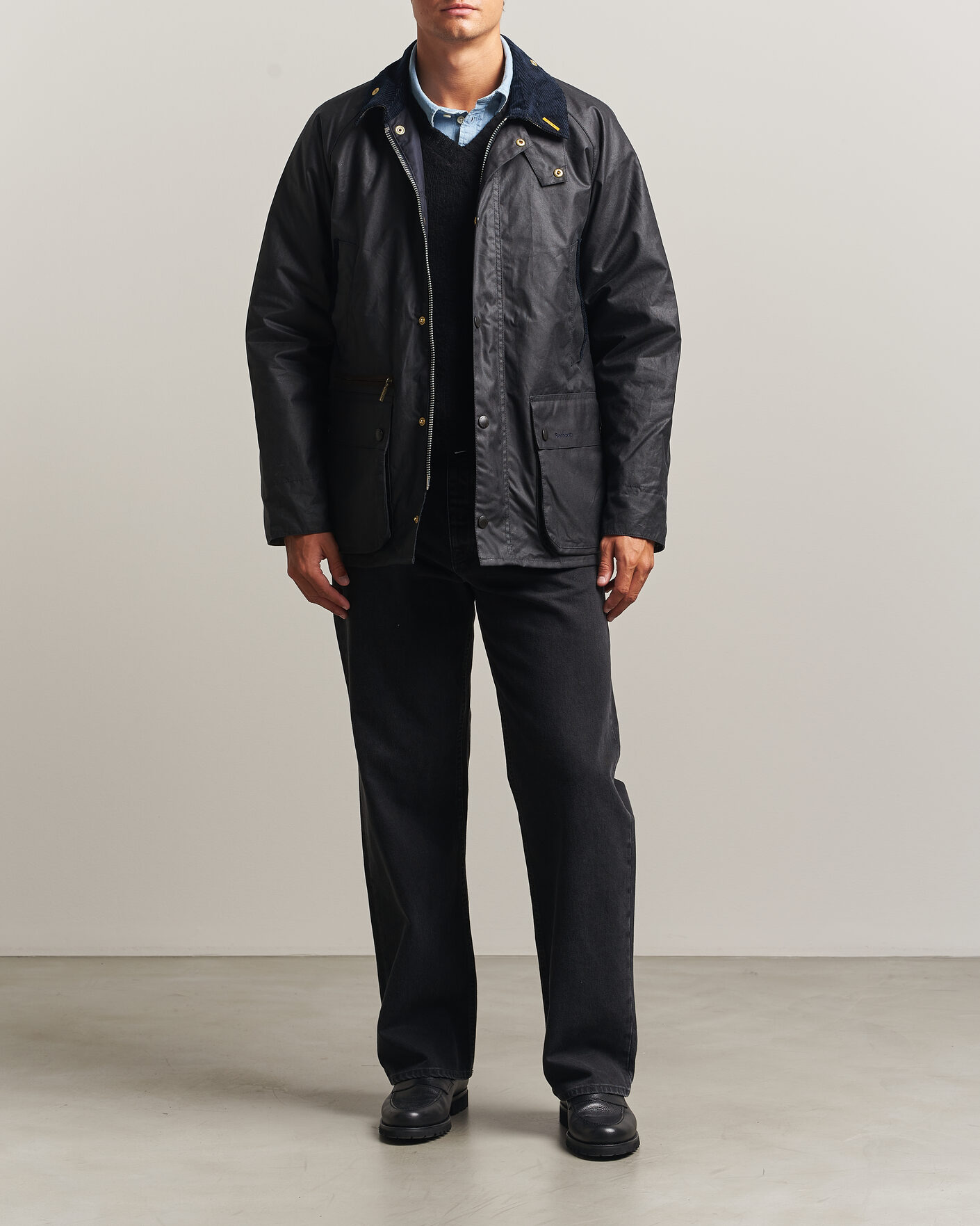 Herre | Jakker | Barbour Lifestyle | Icons Bedale Wax Jacket Navy