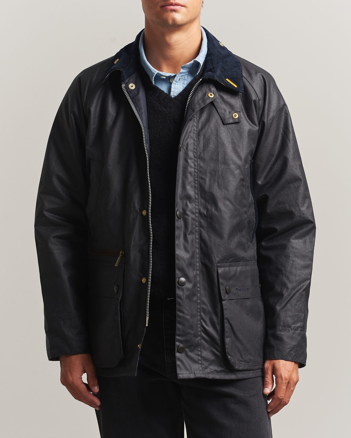Herre | Jakker | Barbour Lifestyle | Icons Bedale Wax Jacket Navy