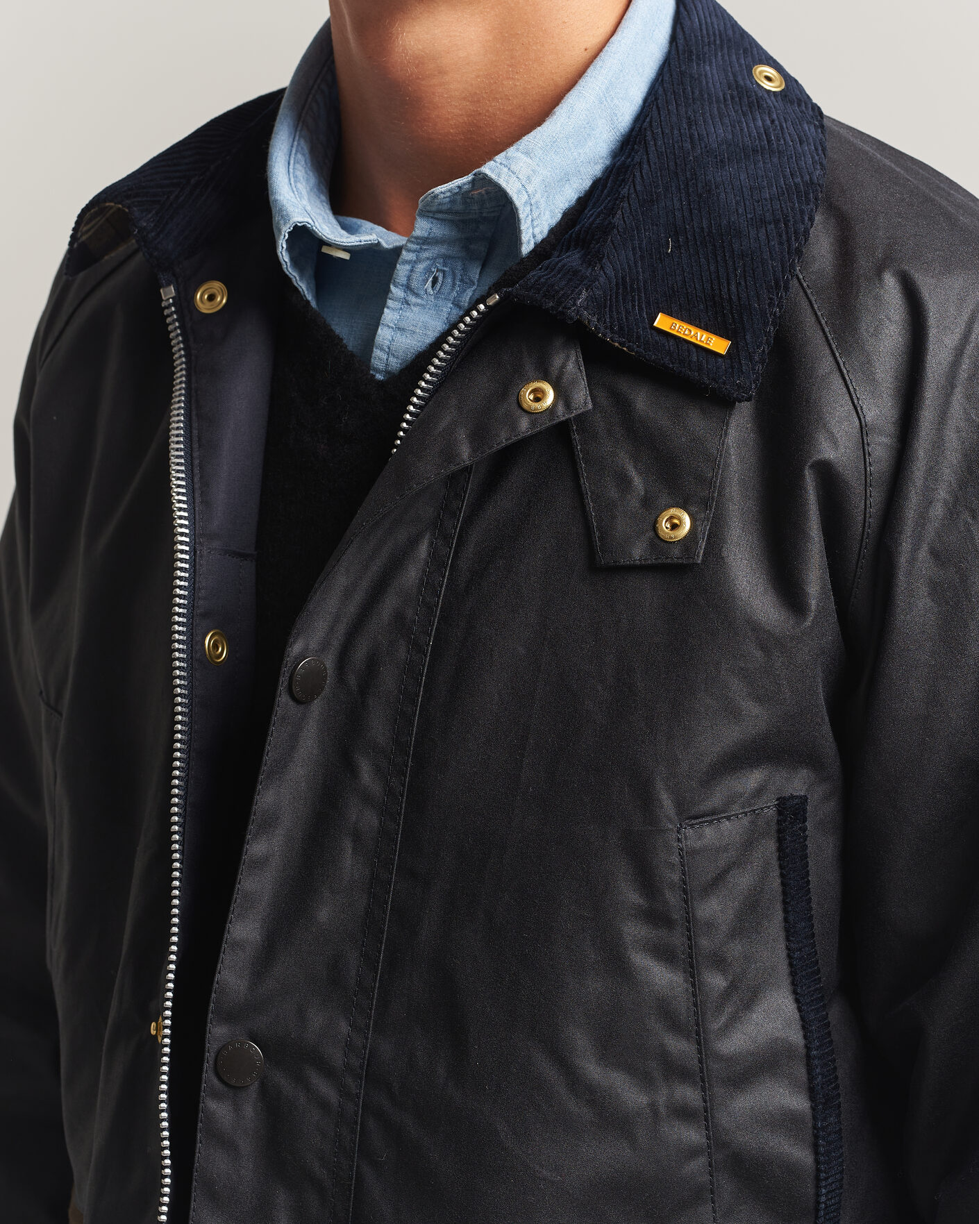 Herre | Jakker | Barbour Lifestyle | Icons Bedale Wax Jacket Navy