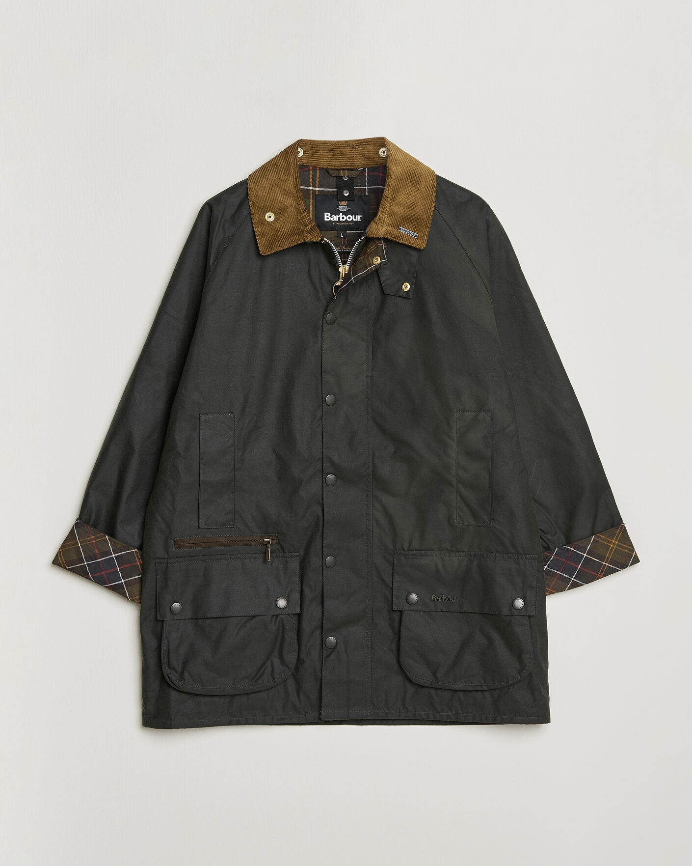 Herre | Jakker | Barbour Lifestyle | Icons Beaufort Wax Jacket Sage