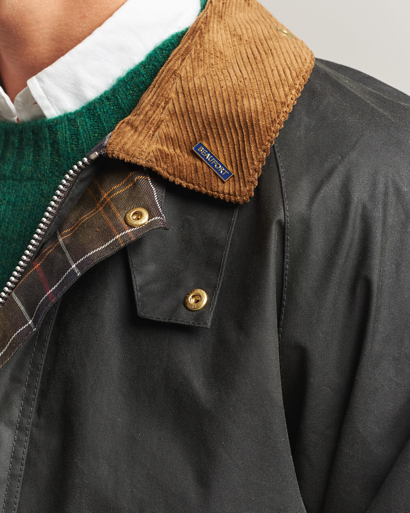 Herre | Jakker | Barbour Lifestyle | Icons Beaufort Wax Jacket Sage
