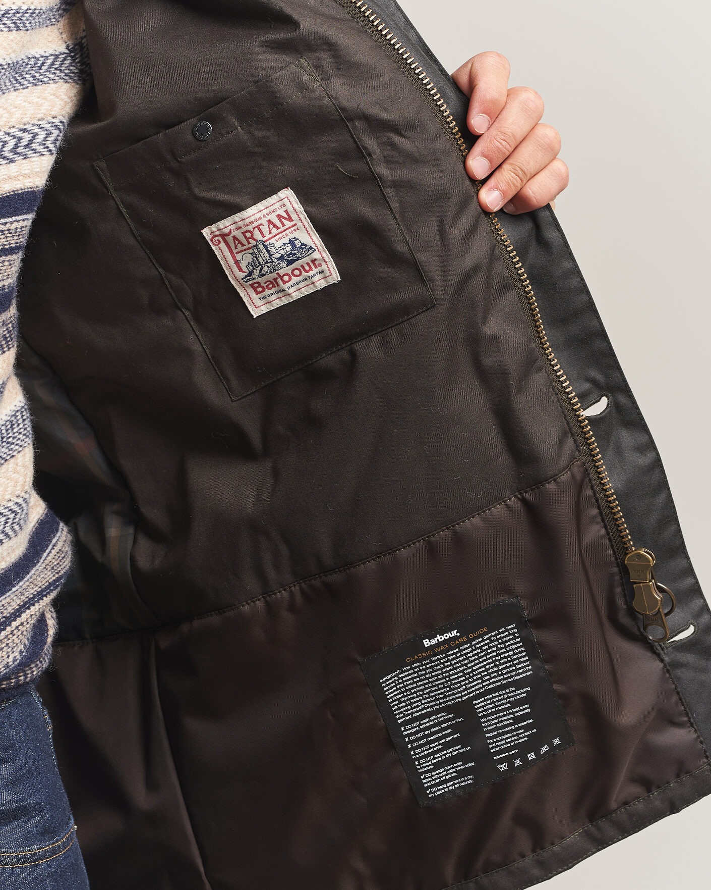 Herre | Jakker | Barbour Lifestyle | Modern Powell Wax Jacket Sage