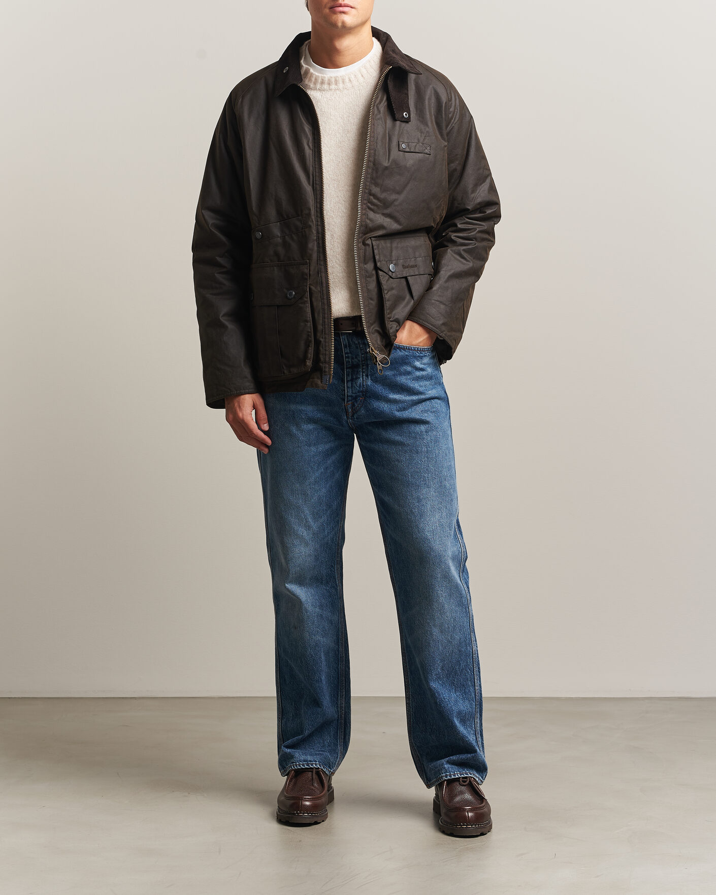 Herre | Jakker | Barbour Lifestyle | Re-Engineered Durran Wax Jacket Dark Brown