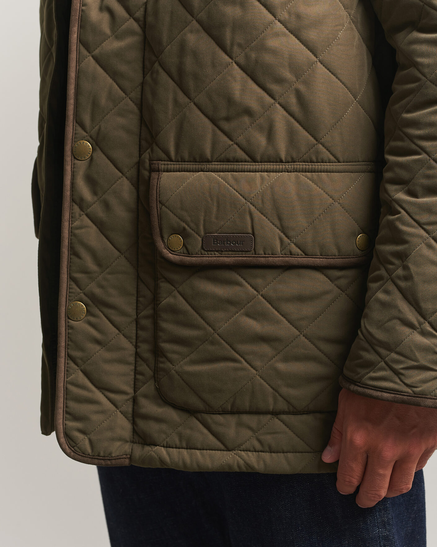 Herre | Jakker | Barbour Lifestyle | Thursby Polarquilt Jacket Dark Olive