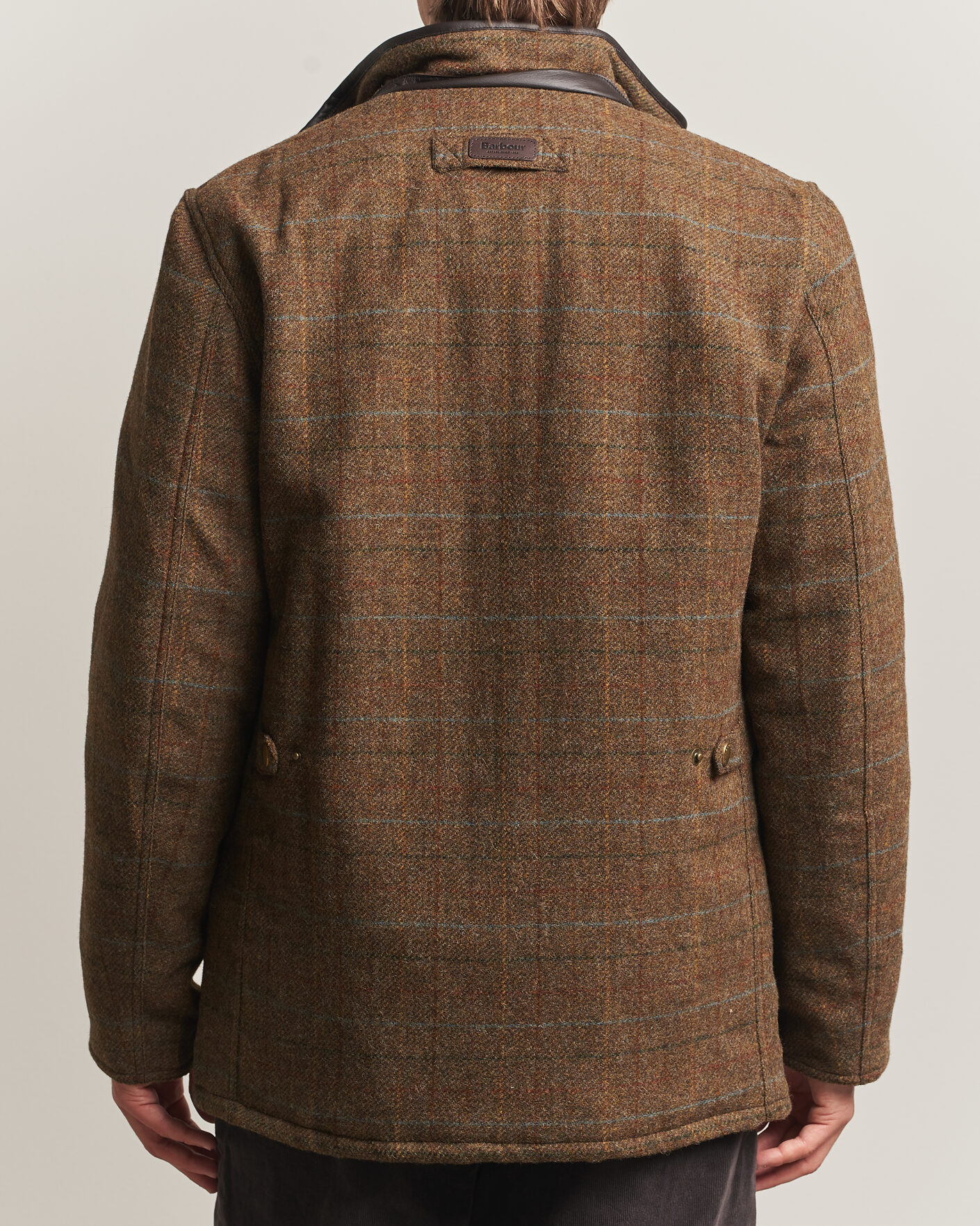 Herre | Jakker | Barbour Lifestyle | Hereford Tweed Wool Jacket Moss Green