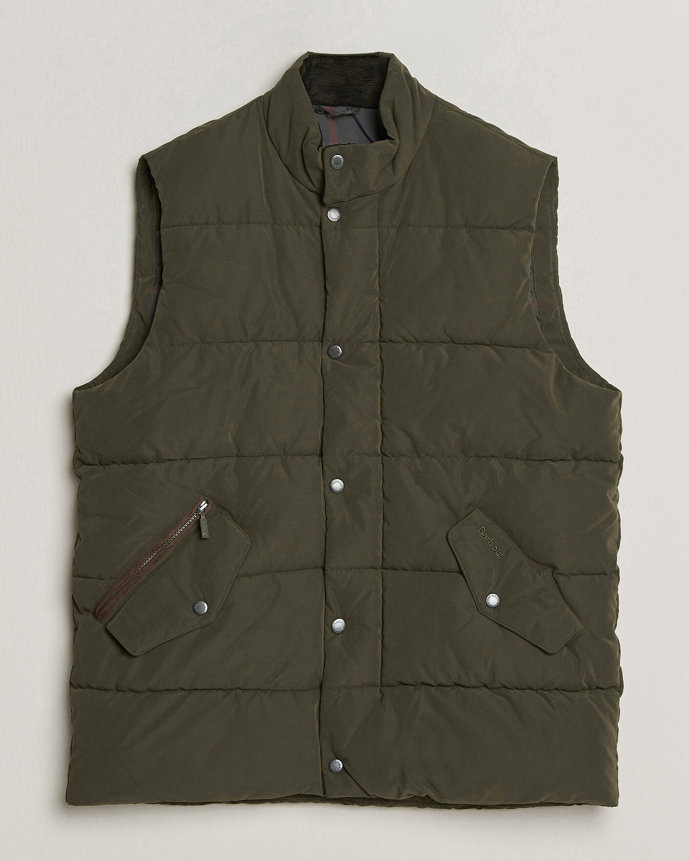 Herre | Vester | Barbour Lifestyle | Powell Puffer Gilet Dark Sage