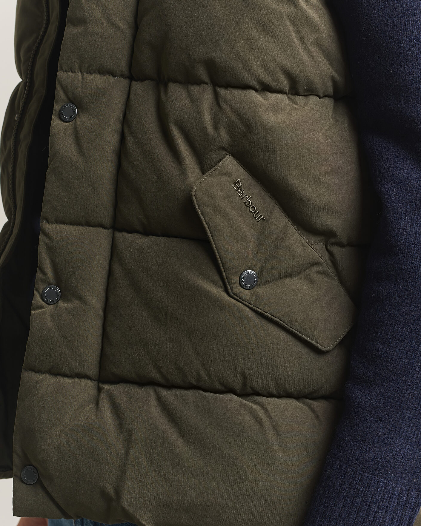 Herre | Vester | Barbour Lifestyle | Powell Puffer Gilet Dark Sage