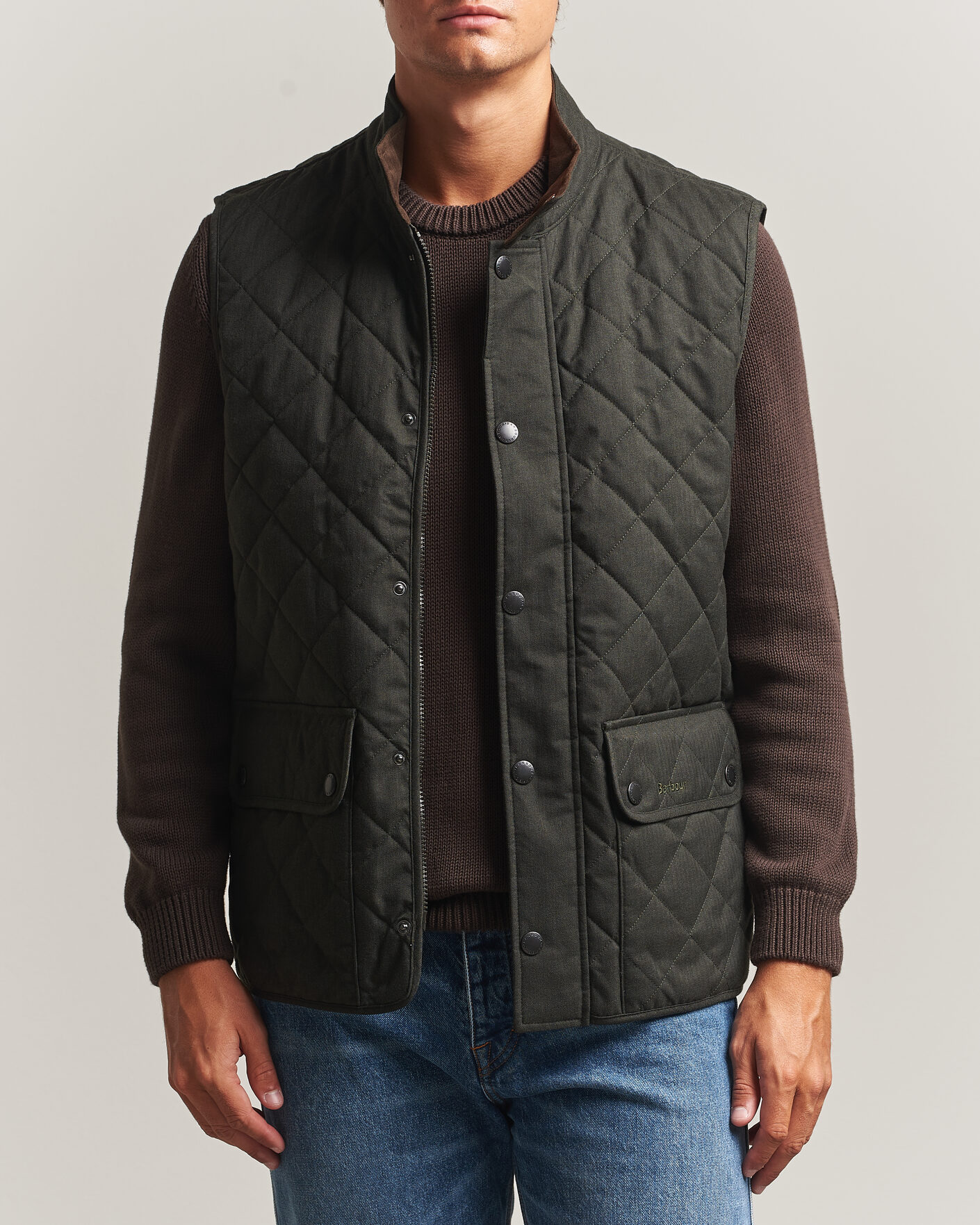 Herre | Vester | Barbour Lifestyle | Lux Lowerdale Gilet Dark Sage
