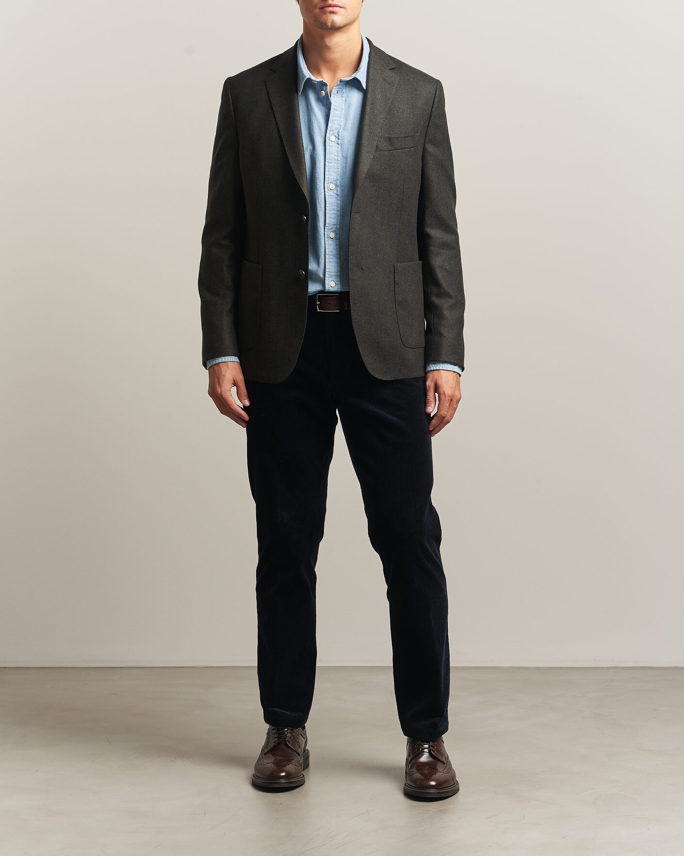 Herre | Dressjakker | Barbour Lifestyle | Fairford Herringbone Blazer Forest
