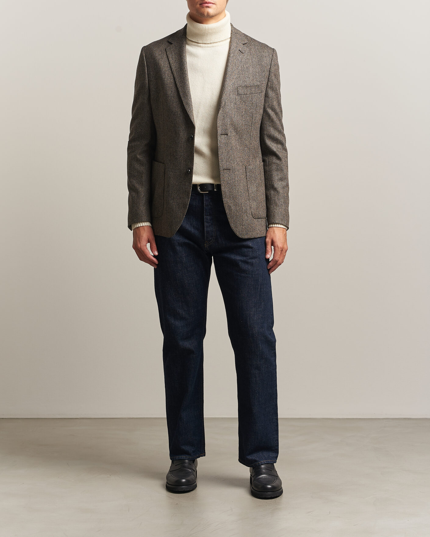 Herre | Dressjakker | Barbour Lifestyle | Fairford Herringbone Blazer Grey Marl