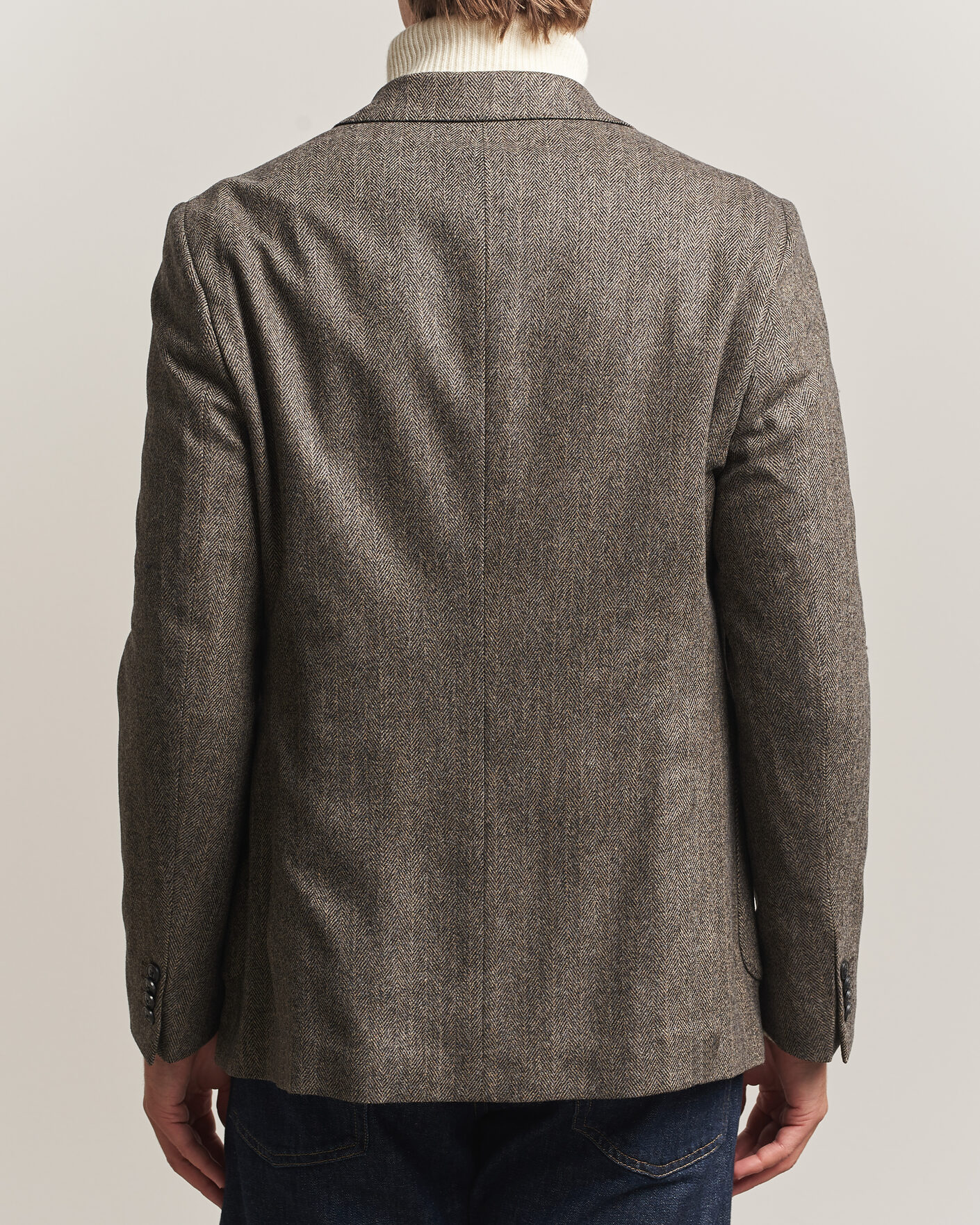 Herre | Dressjakker | Barbour Lifestyle | Fairford Herringbone Blazer Grey Marl