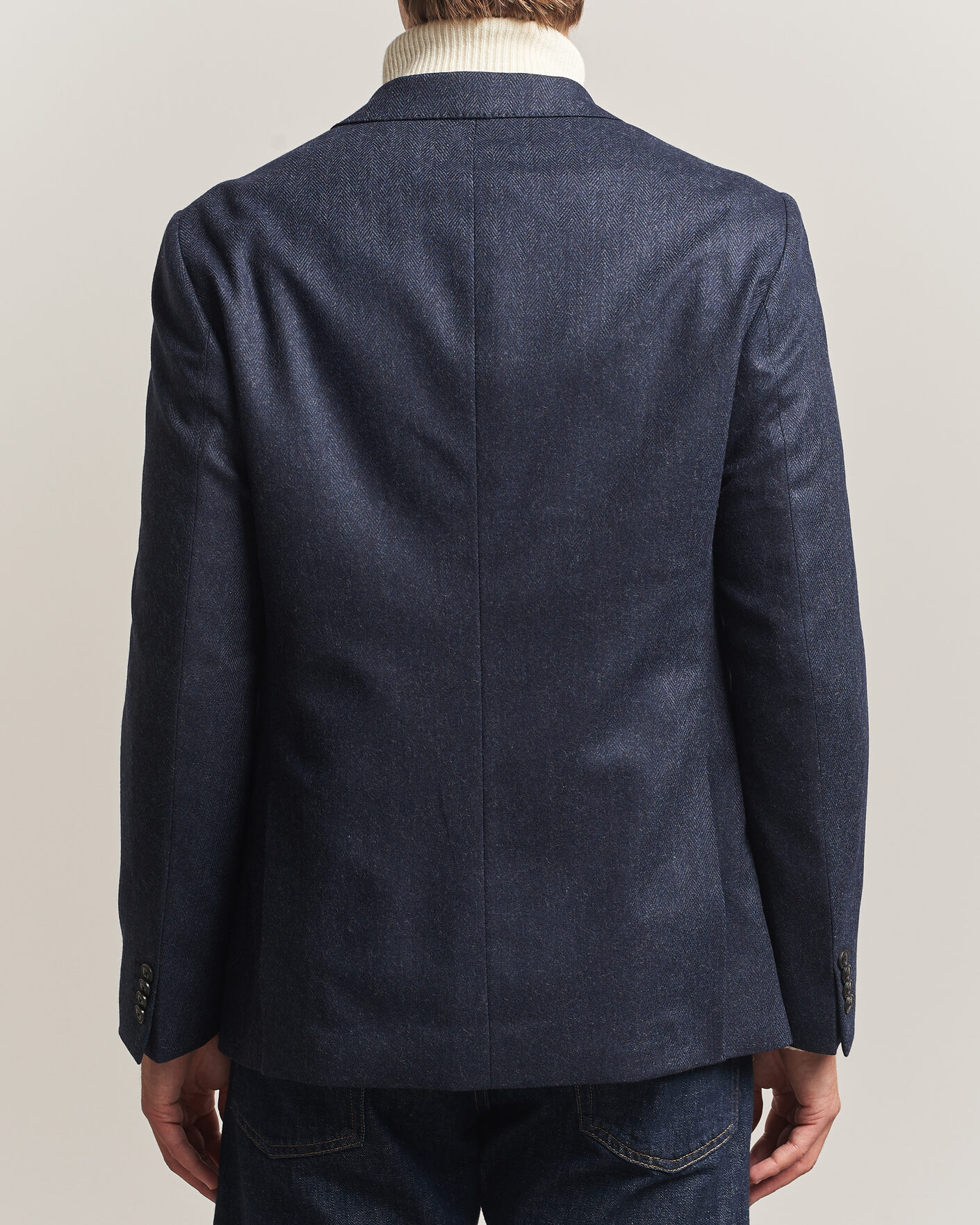 Herre | Dressjakker | Barbour Lifestyle | Fairford Herringbone Blazer Navy