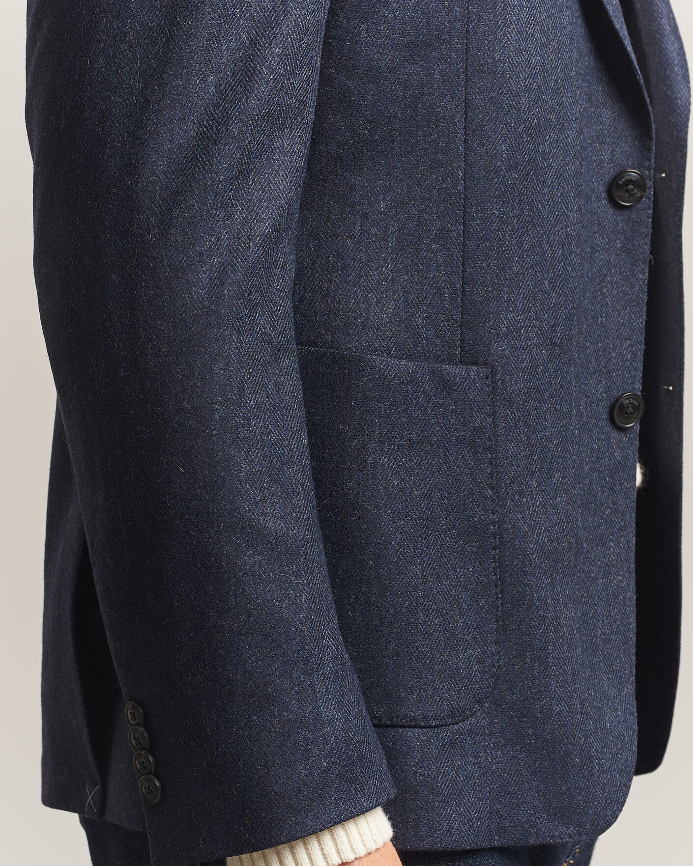 Herre | Dressjakker | Barbour Lifestyle | Fairford Herringbone Blazer Navy