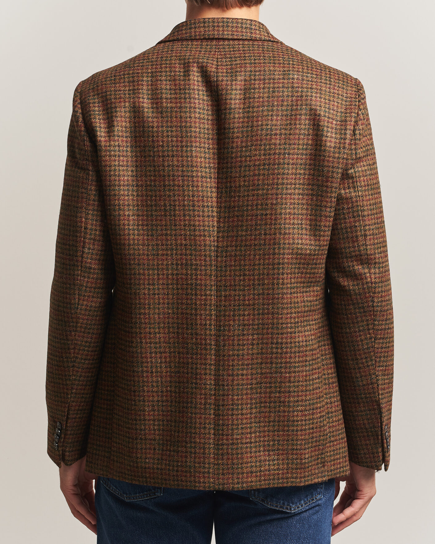 Herre | Dressjakker | Barbour Lifestyle | Tindle Moons Houndstooth Blazer Brown