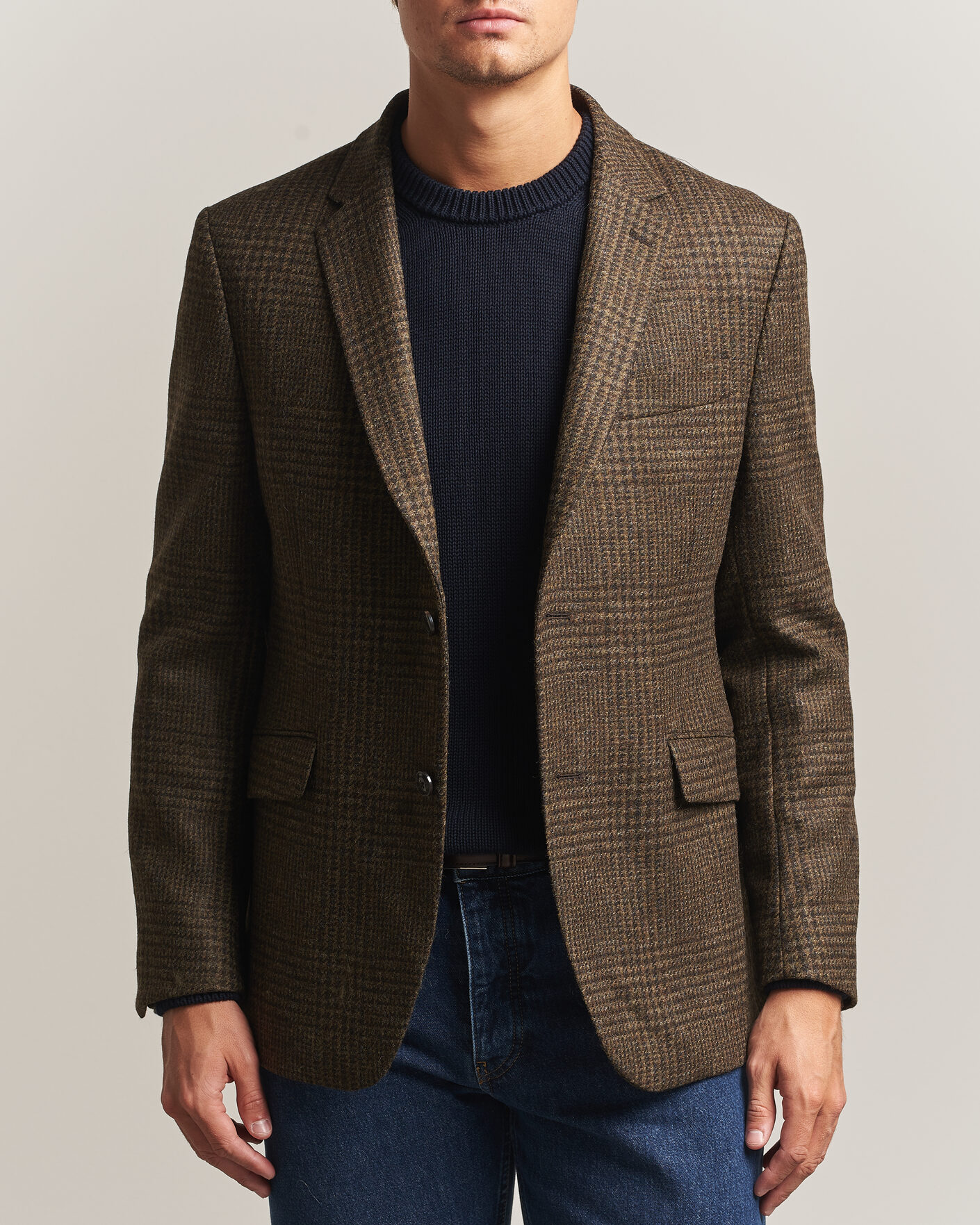 Herre | Dressjakker | Barbour Lifestyle | Bryson Moons Check Blazer Brown