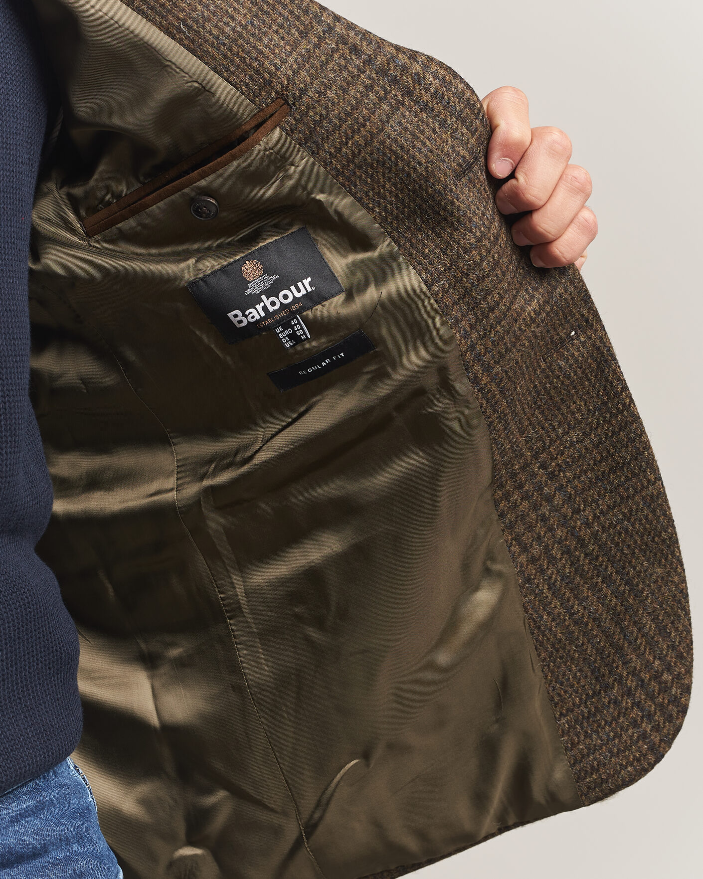 Herre | Dressjakker | Barbour Lifestyle | Bryson Moons Check Blazer Brown