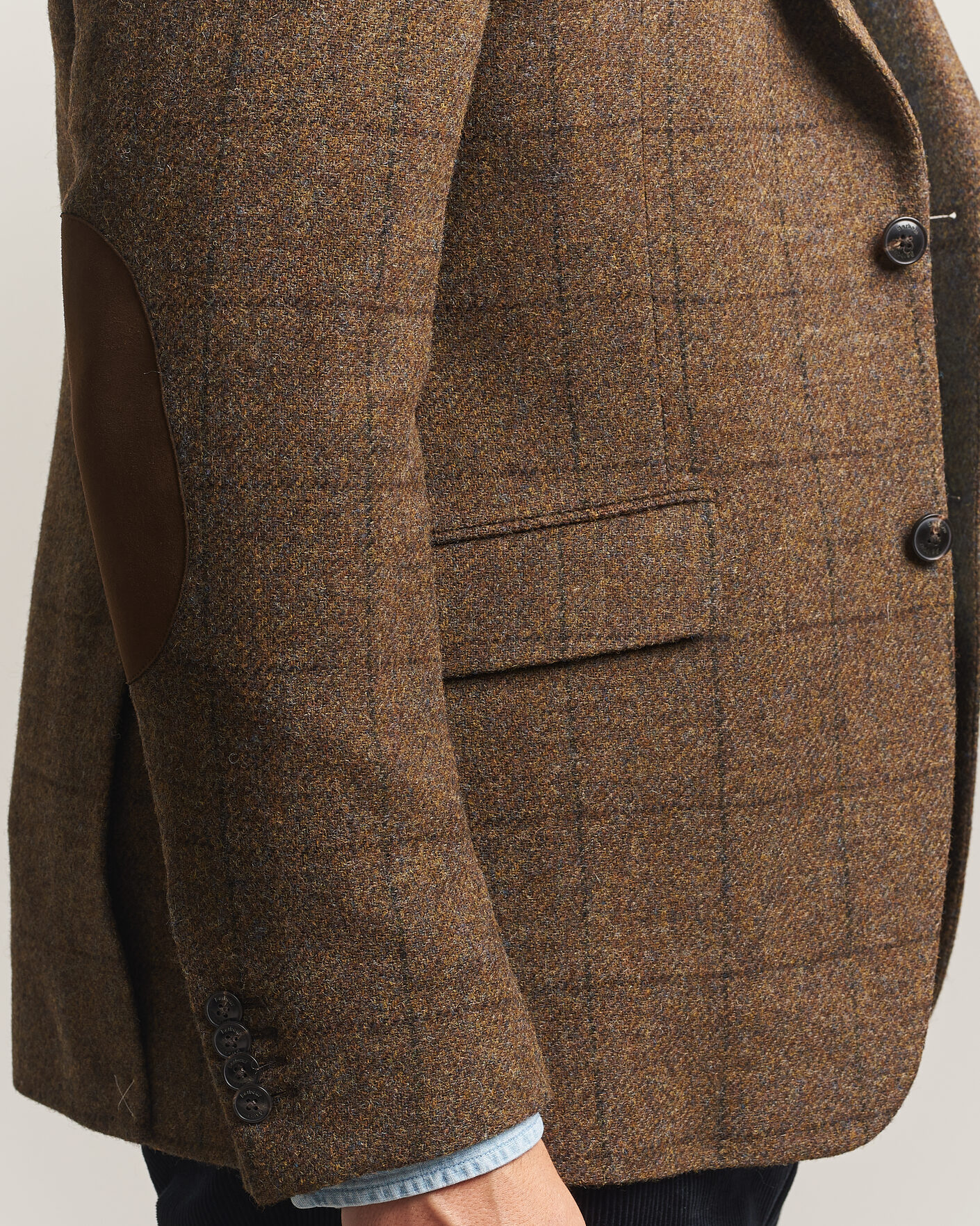 Herre | Dressjakker | Barbour Lifestyle | Gosforth Moons Checked Blazer Brown