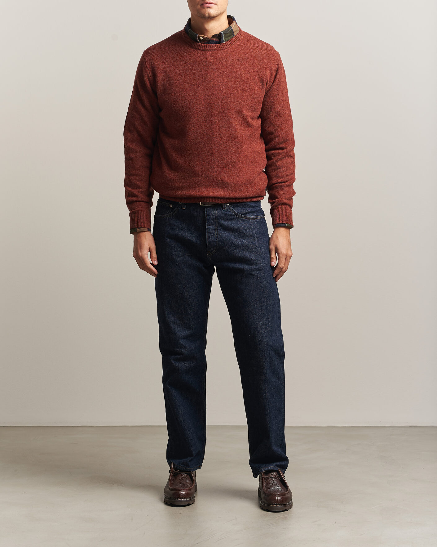 Herre | Gensere | Barbour Lifestyle | Patch Crew Russet