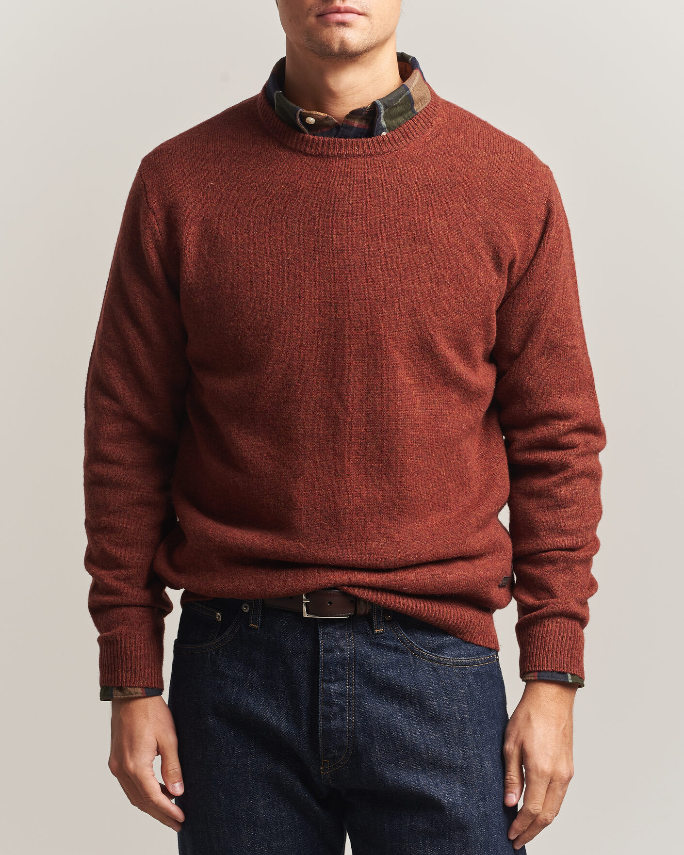 Herre | Gensere | Barbour Lifestyle | Patch Crew Russet