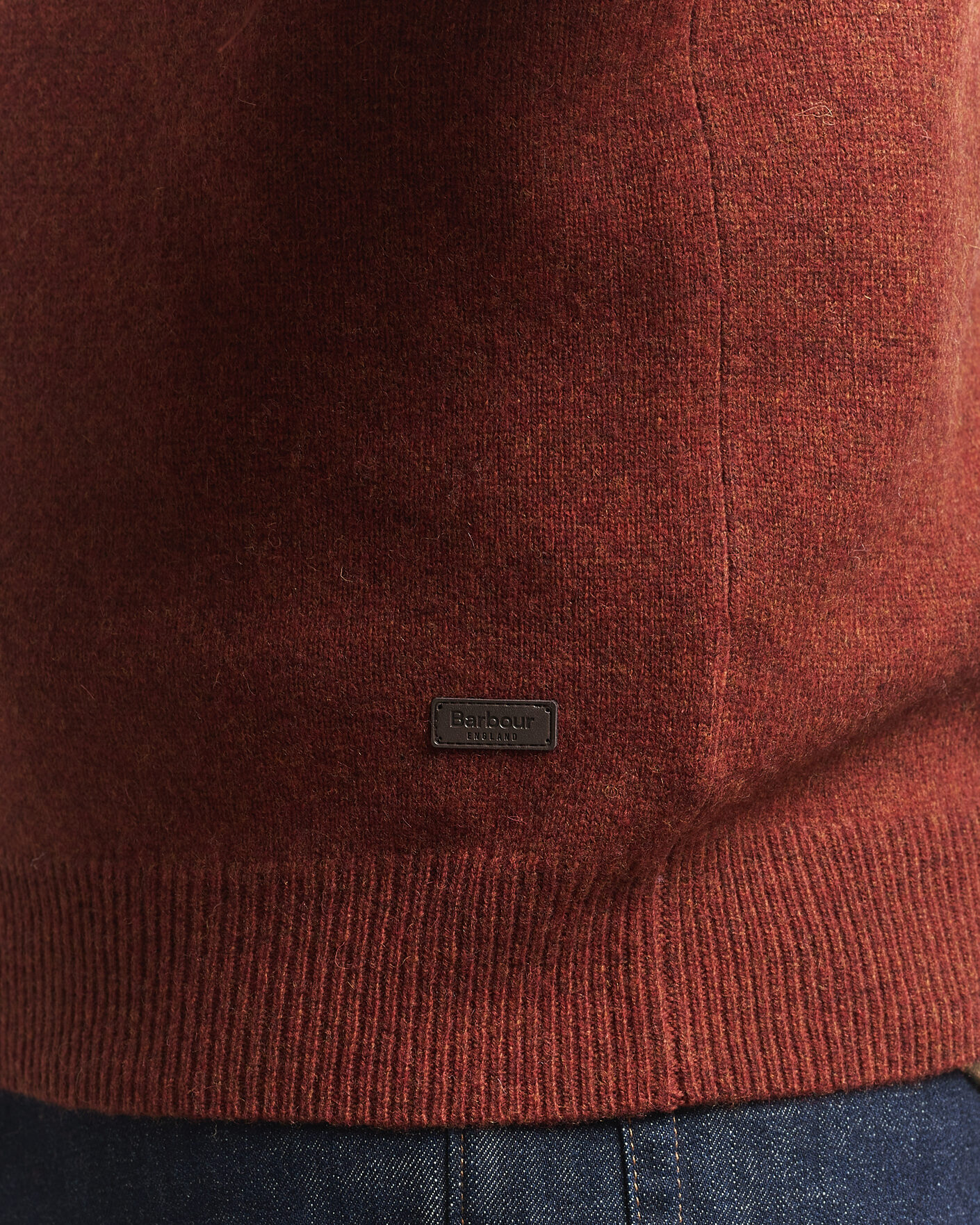 Herre | Gensere | Barbour Lifestyle | Patch Crew Russet