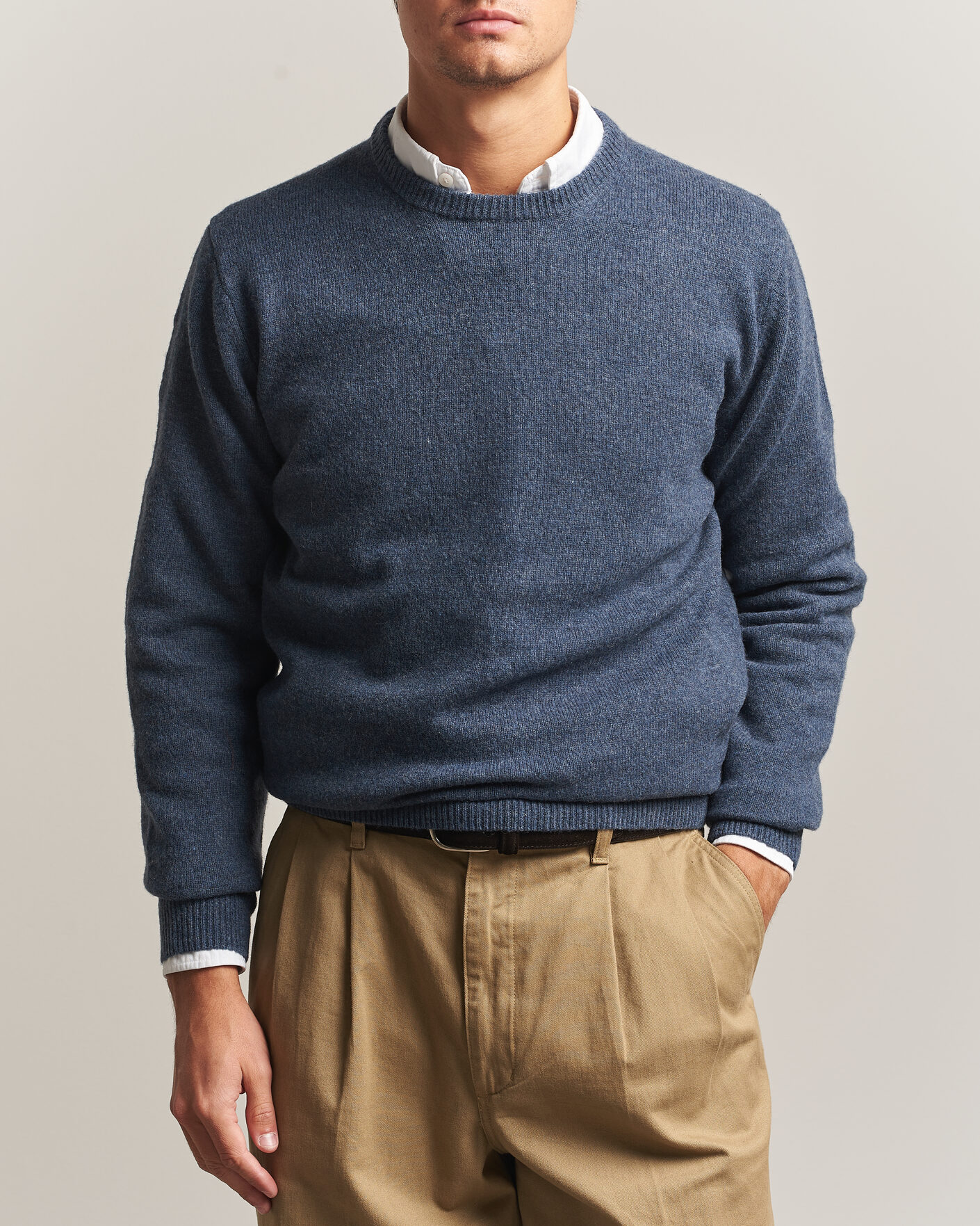 Herre | Gensere | Barbour Lifestyle | Patch Crew Dark Indigo