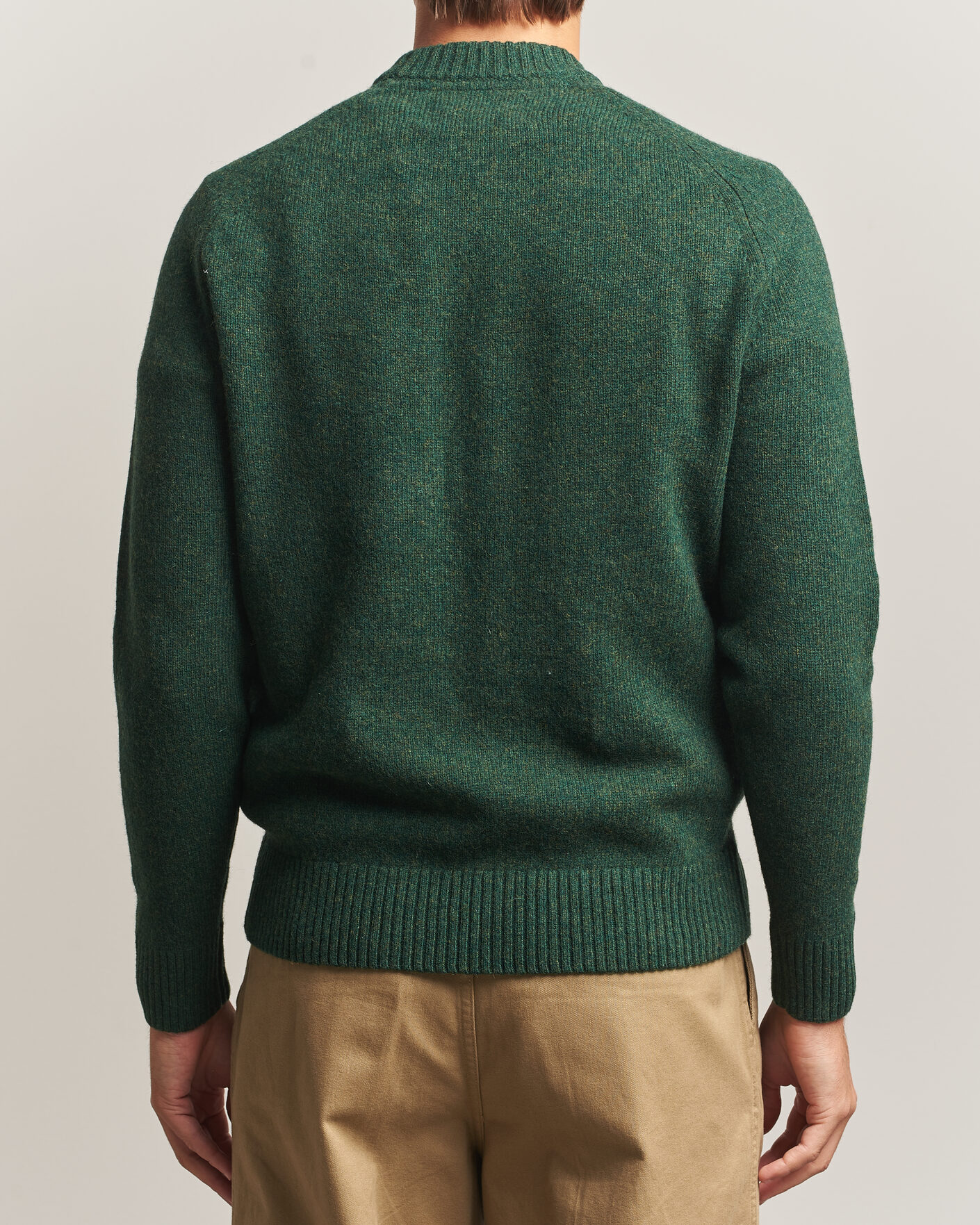 Herre | Gensere | Barbour Lifestyle | Newtown Lambswool Crewneck Sage