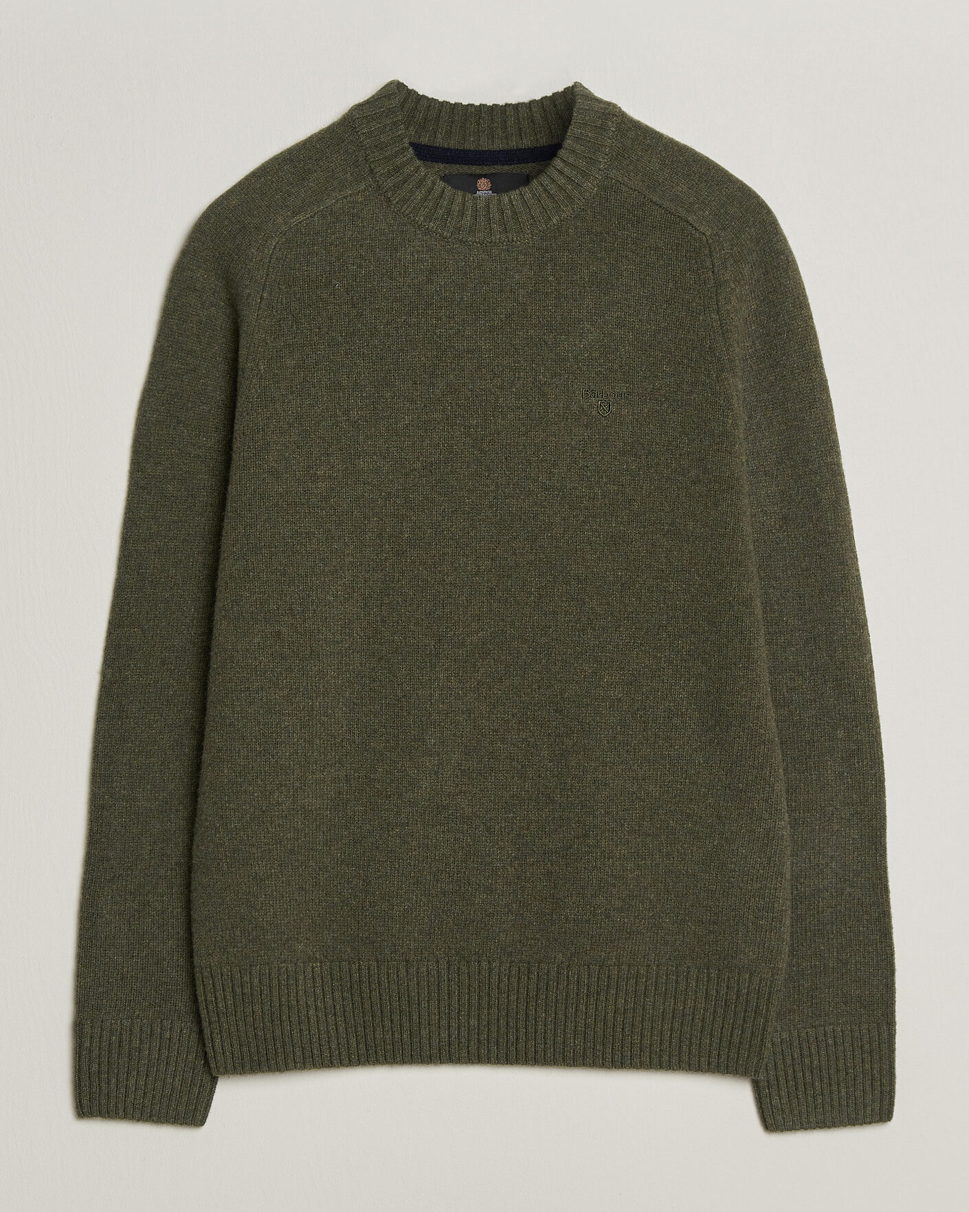 Herre | Gensere | Barbour Lifestyle | Newtown Lambswool Crewneck Olive