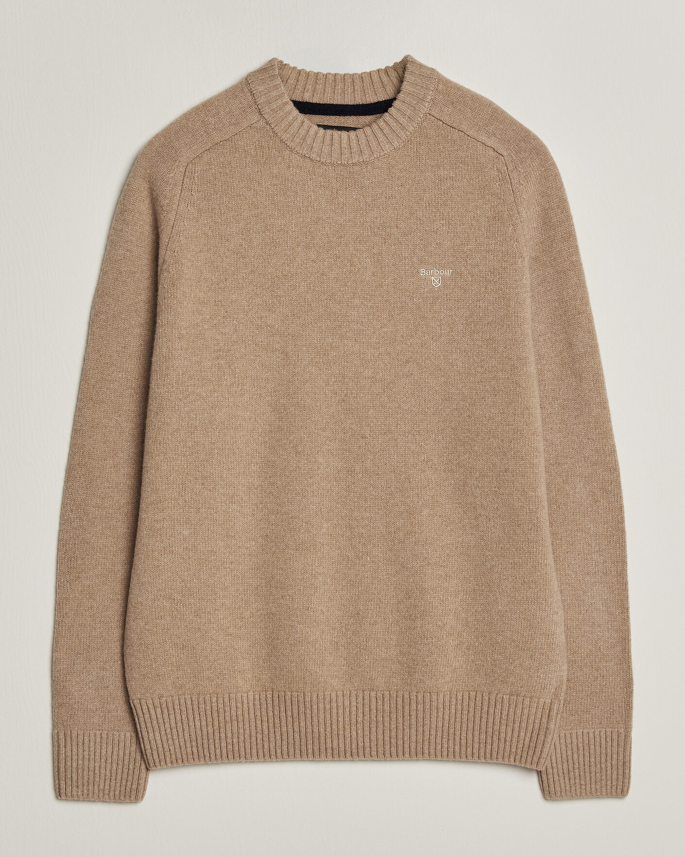 Herre | Gensere | Barbour Lifestyle | Newtown Lambswool Crewneck Stone