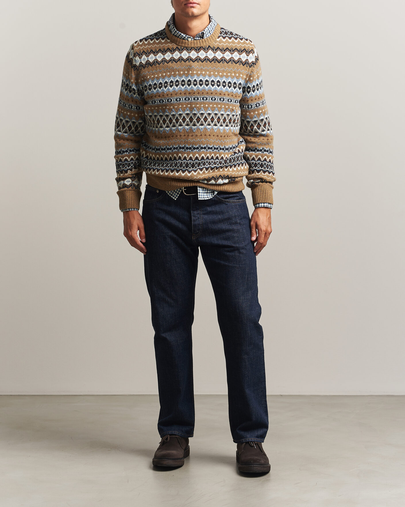 Herre | Gensere | Barbour Lifestyle | Case Fairisle Crew Trench