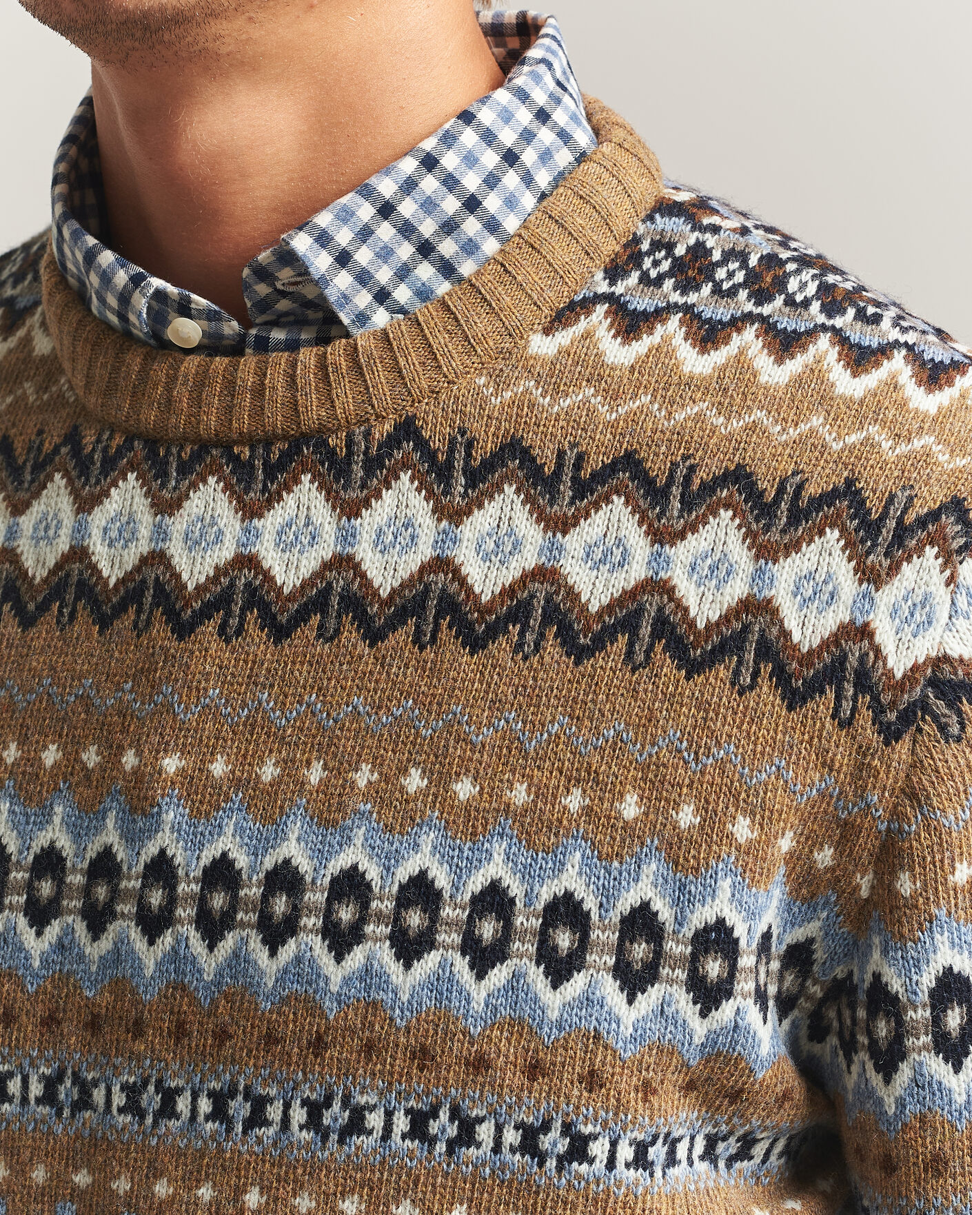 Herre | Gensere | Barbour Lifestyle | Case Fairisle Crew Trench